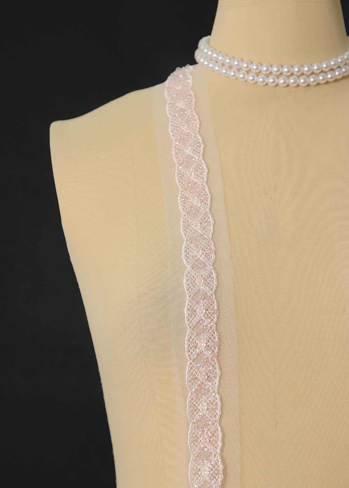 Yanzi lace bead trim (YZM141)