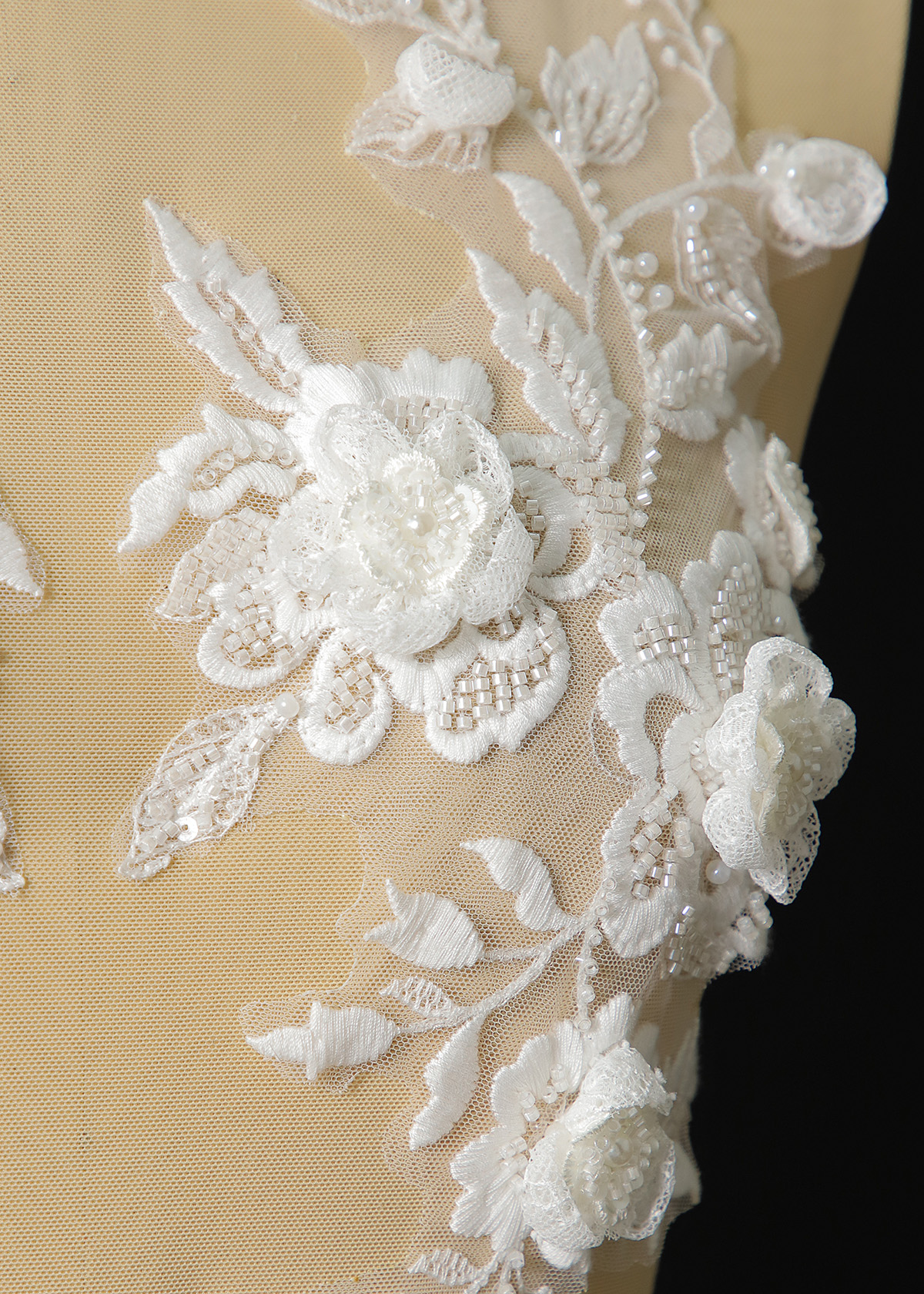 Yanzi 3D Handmade applique floral (YZOH3DX050)