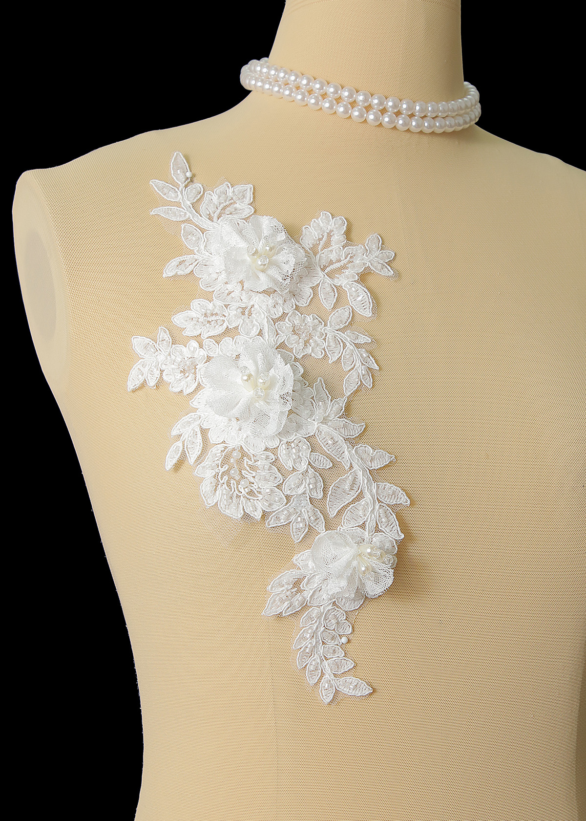 Yanzi 3D Handmade applique floral (YZOH3DX054)