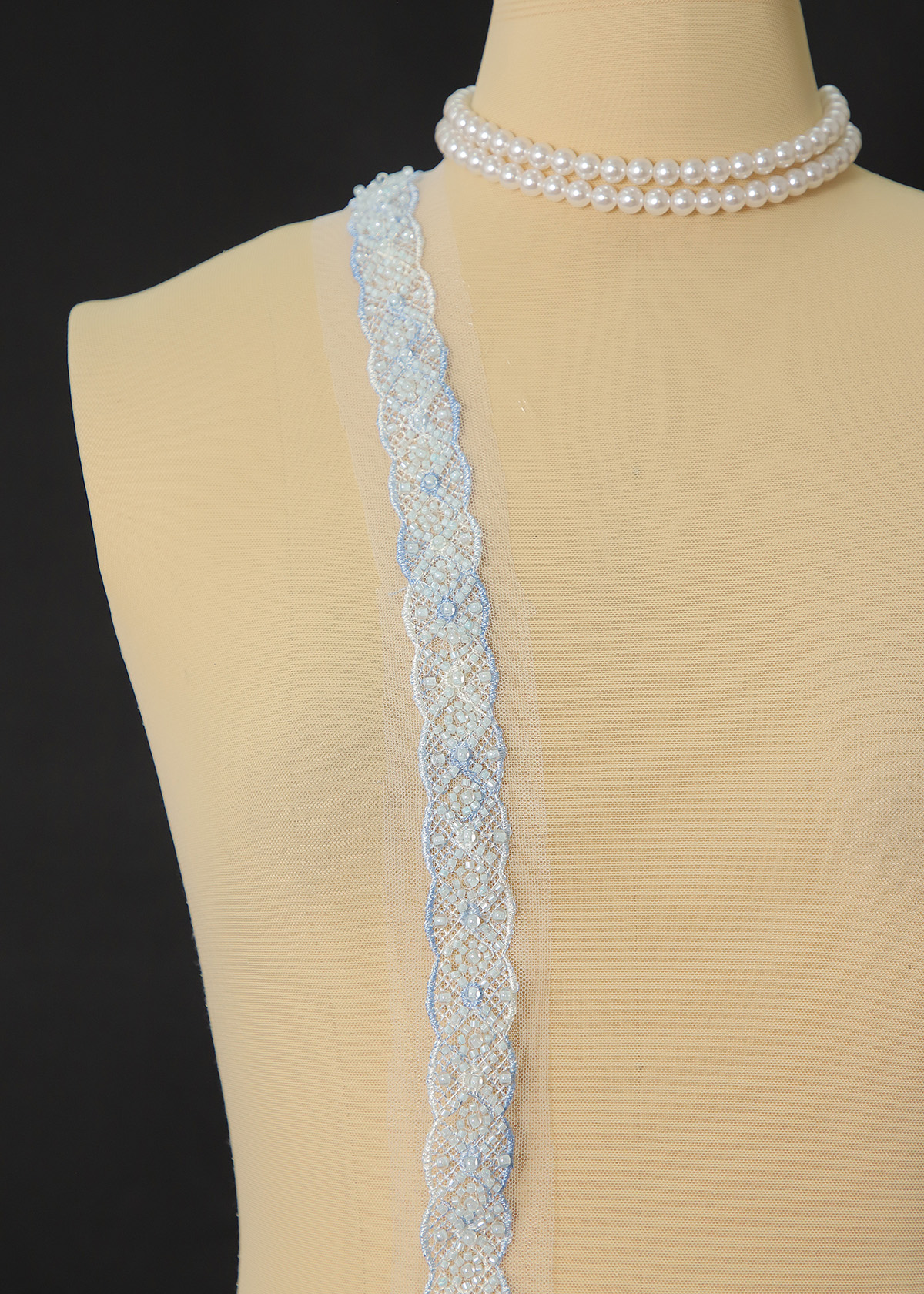 Yanzi lace bead trim (YZM141)