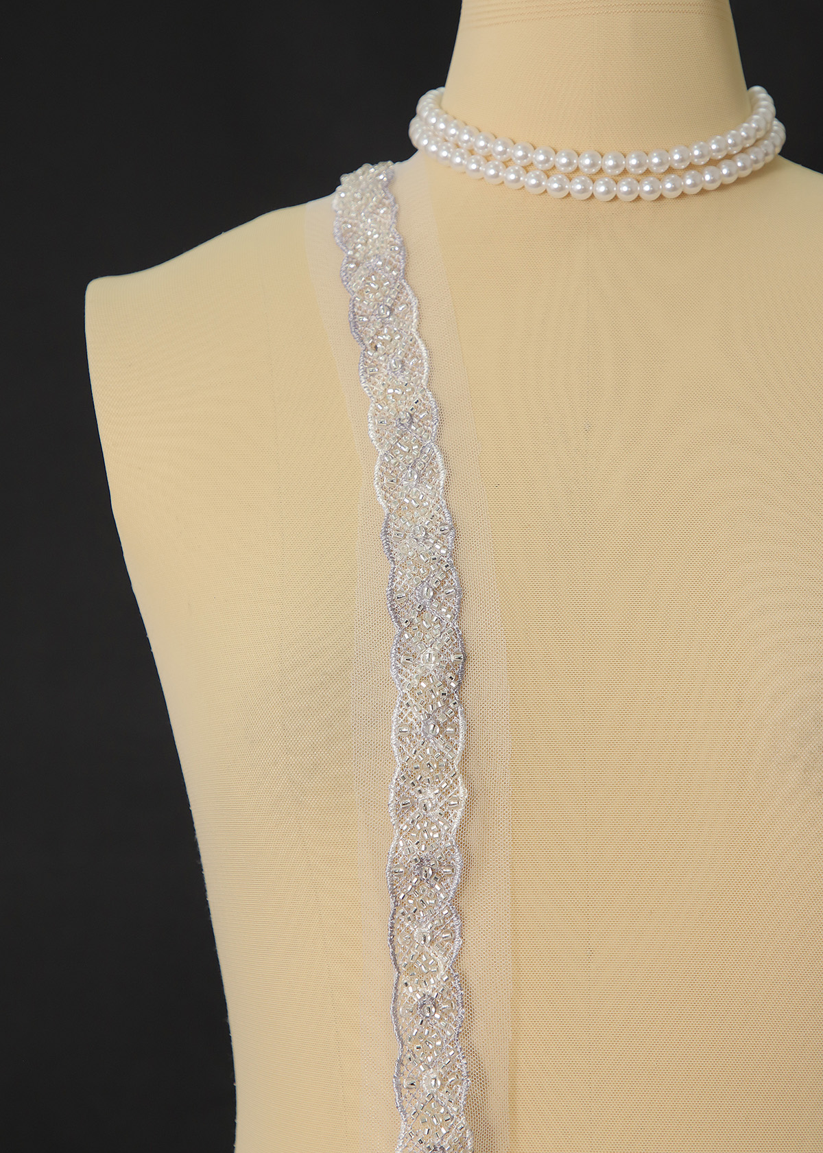 Yanzi lace bead trim (YZM141)