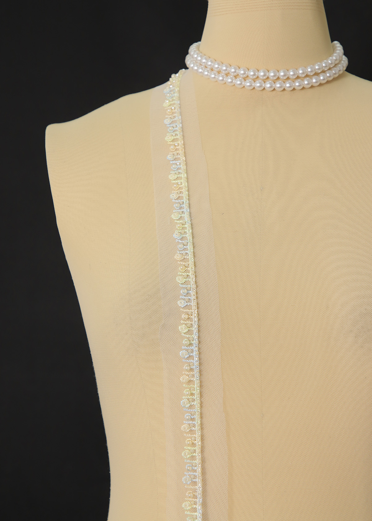 Yanzi lace bead trim (YZM155)