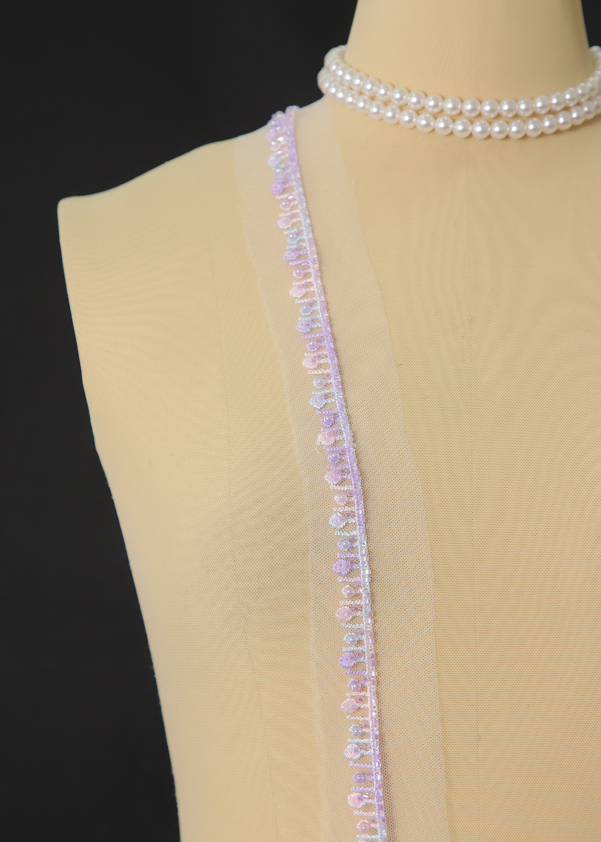 Yanzi lace bead trim (YZM155)