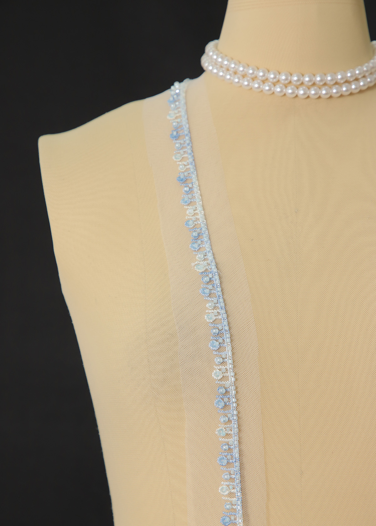 Yanzi lace bead trim (YZM155)