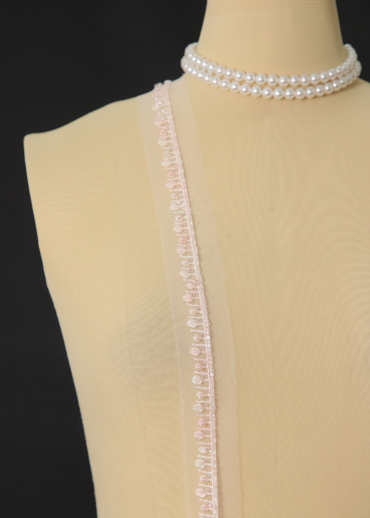 Yanzi lace bead trim (YZM155)