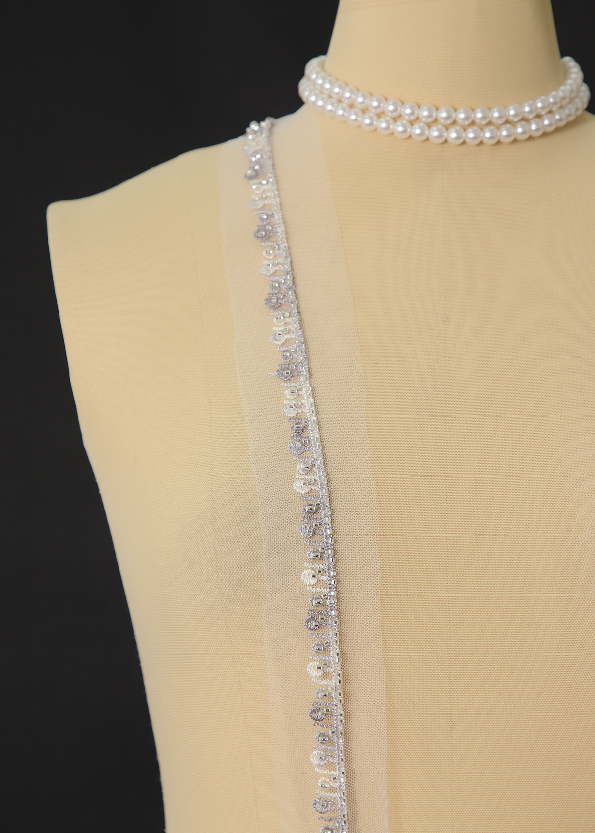 Yanzi lace bead trim (YZM155)