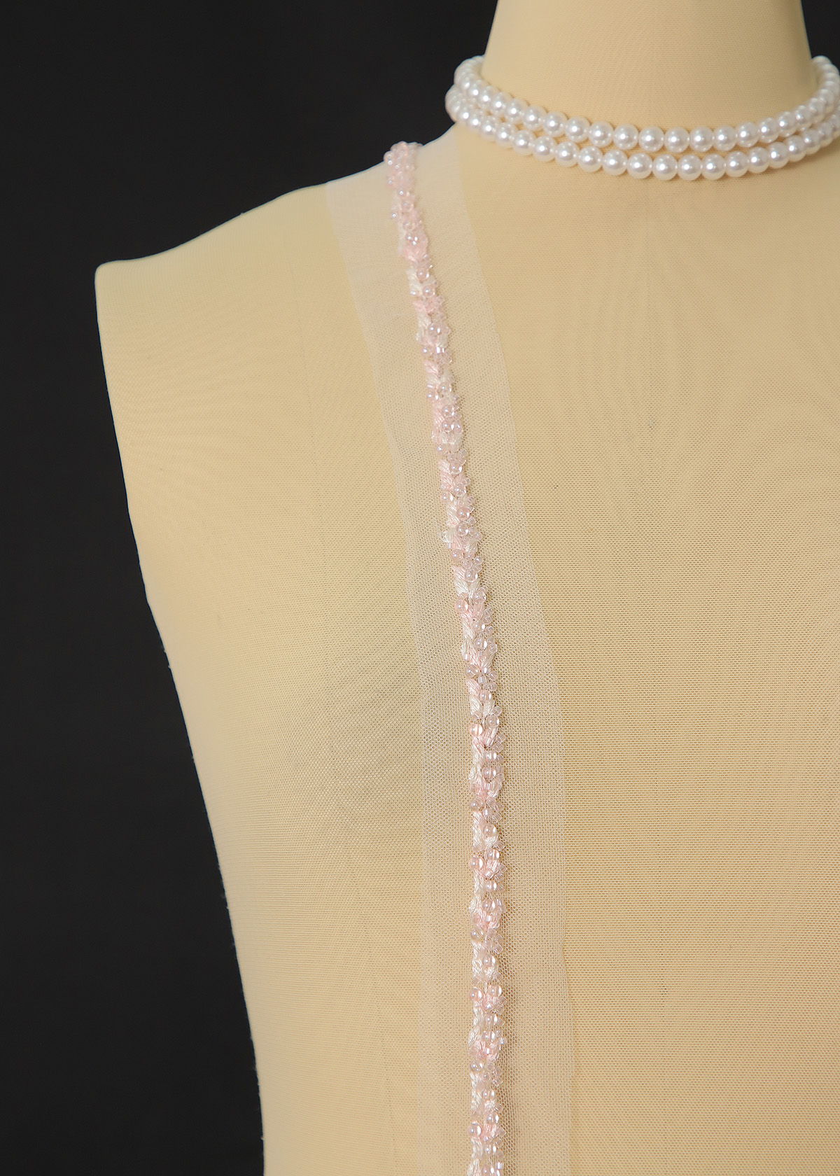 Yanzi lace bead trim (YZM138)