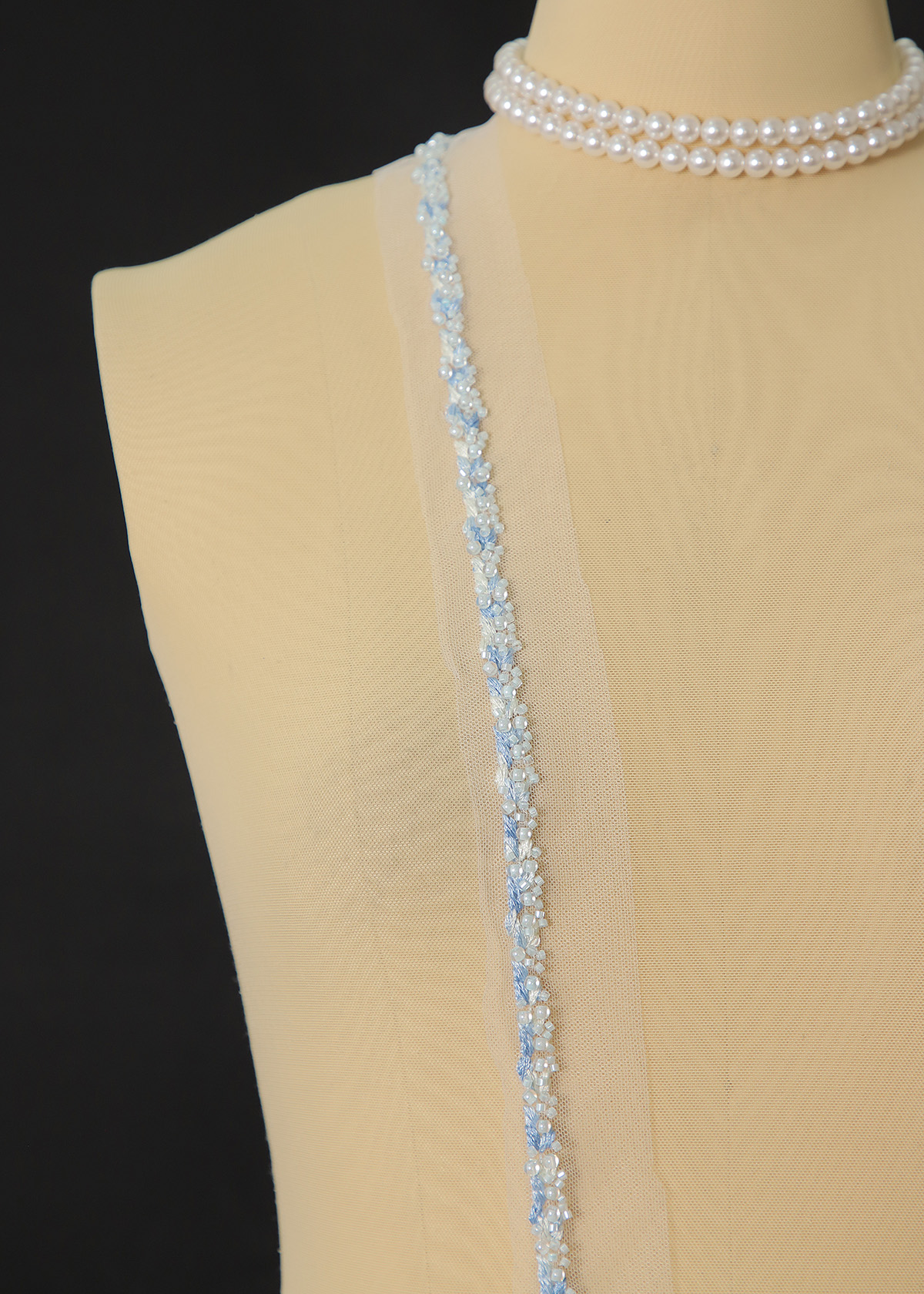 Yanzi lace bead trim (YZM138)