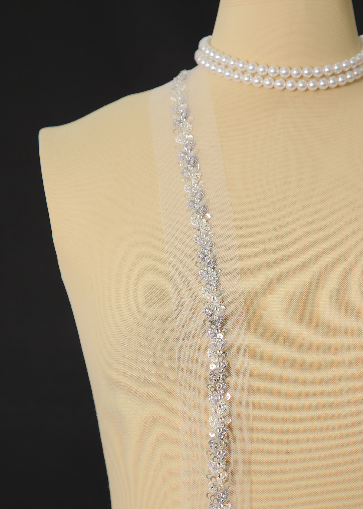 Yanzi lace bead trim (YZM139)