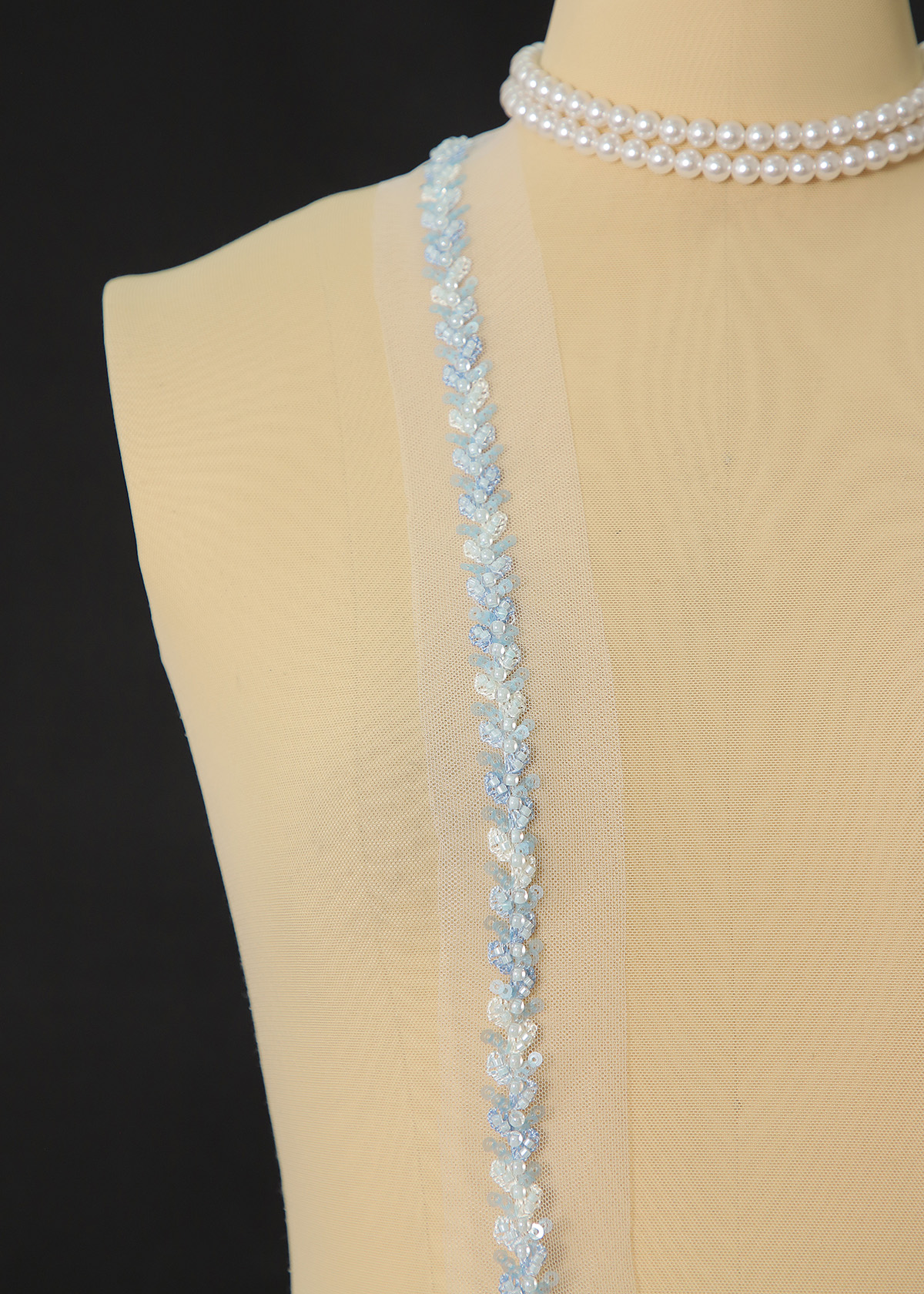 Yanzi lace bead trim (YZM139)