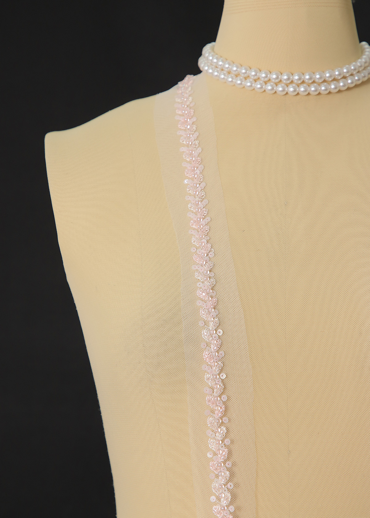 Yanzi lace bead trim (YZM139)