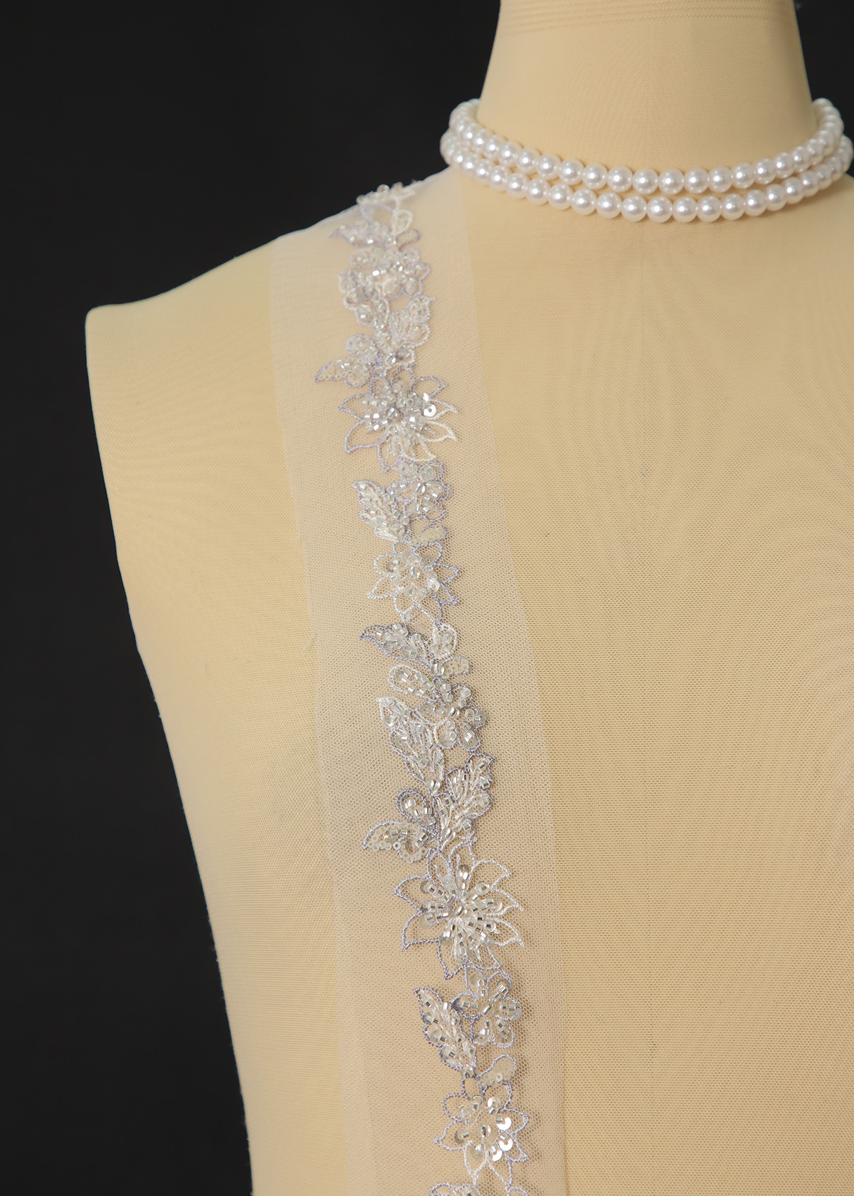 Yanzi lace bead trim (YZM152)