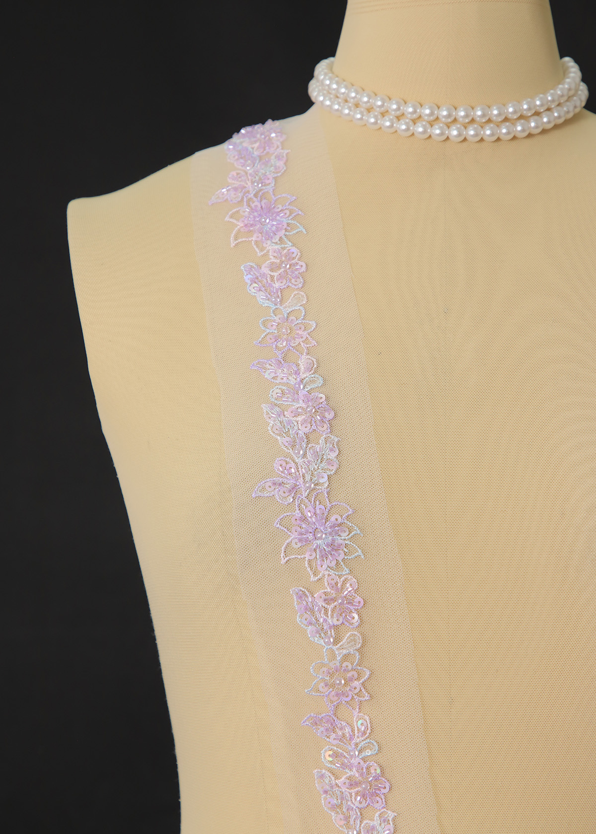 Yanzi lace bead trim (YZM152)