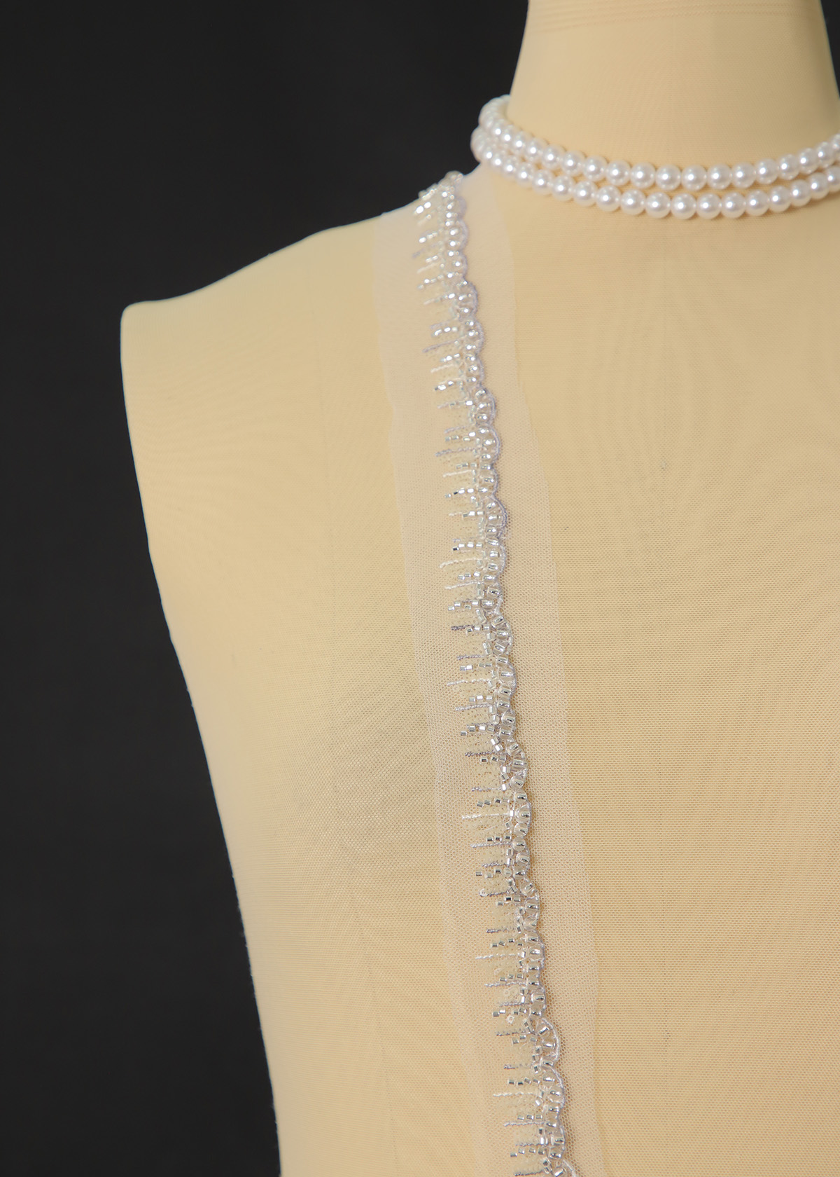 Yanzi lace bead trim (YZM147)