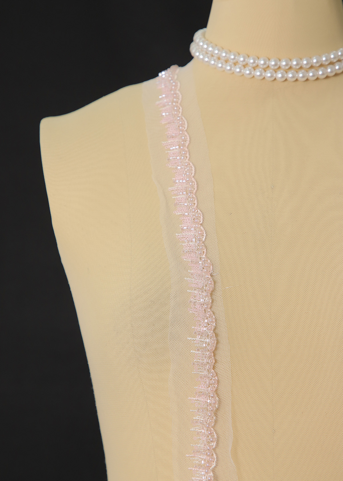 Yanzi lace bead trim (YZM147)