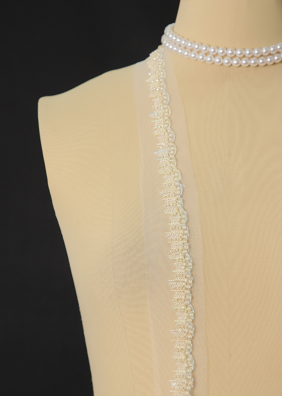 Yanzi lace bead trim (YZM147)