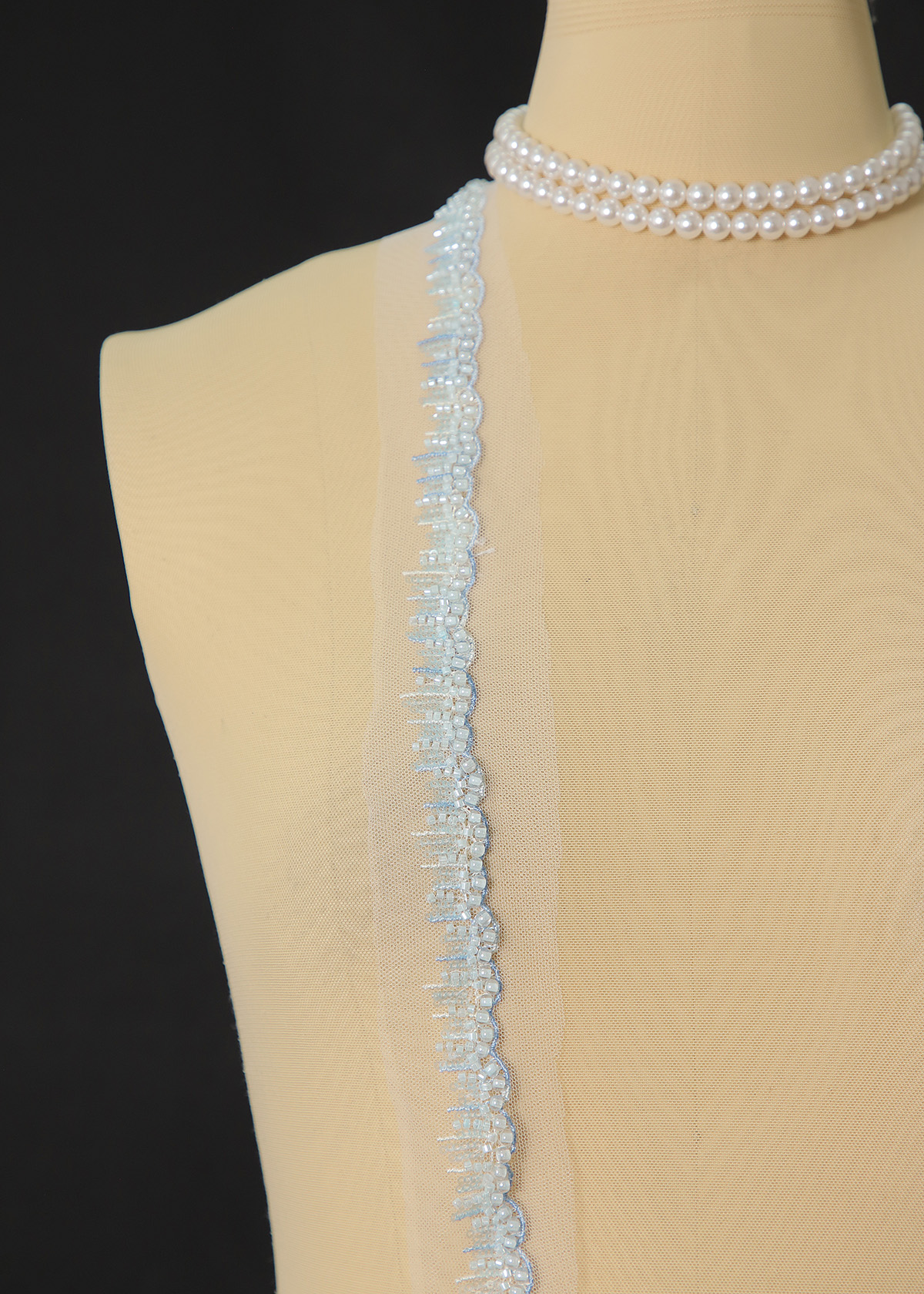 Yanzi lace bead trim (YZM147)