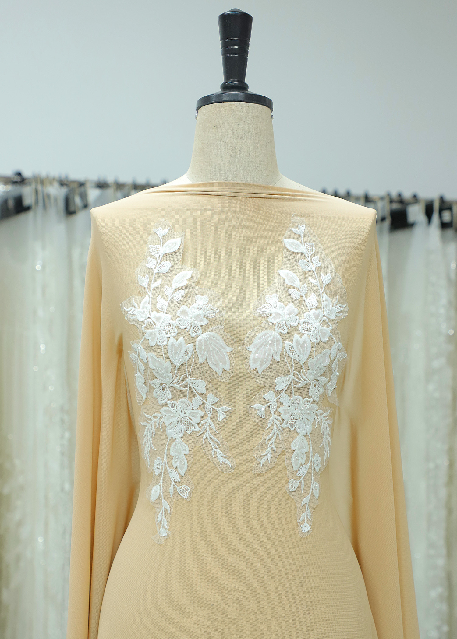 Beads Flower Lace Appliques