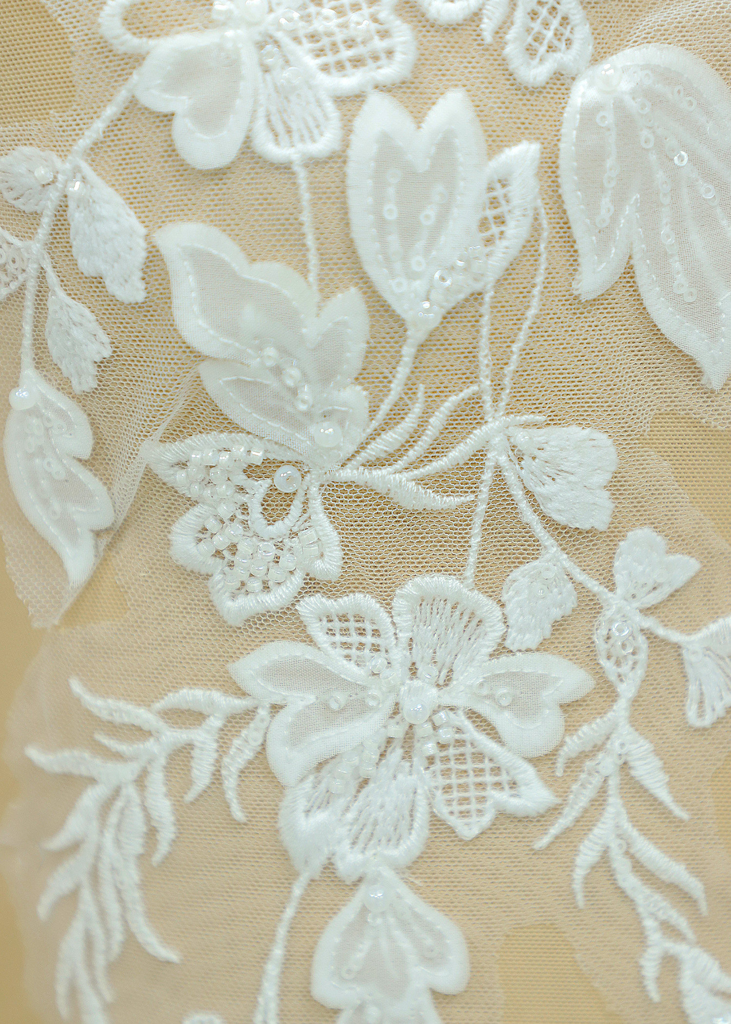 Beads Flower Lace Appliques