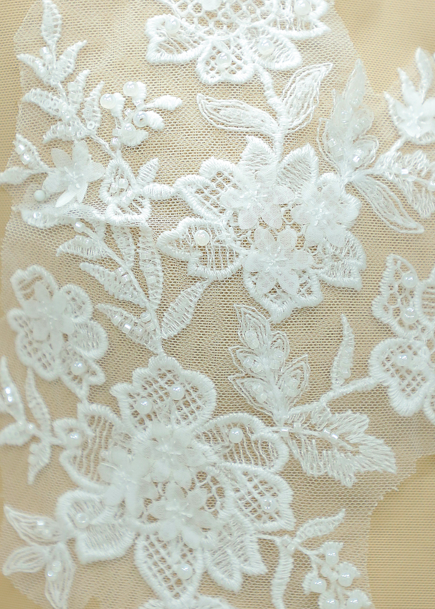 Beads Flower Lace Appliques