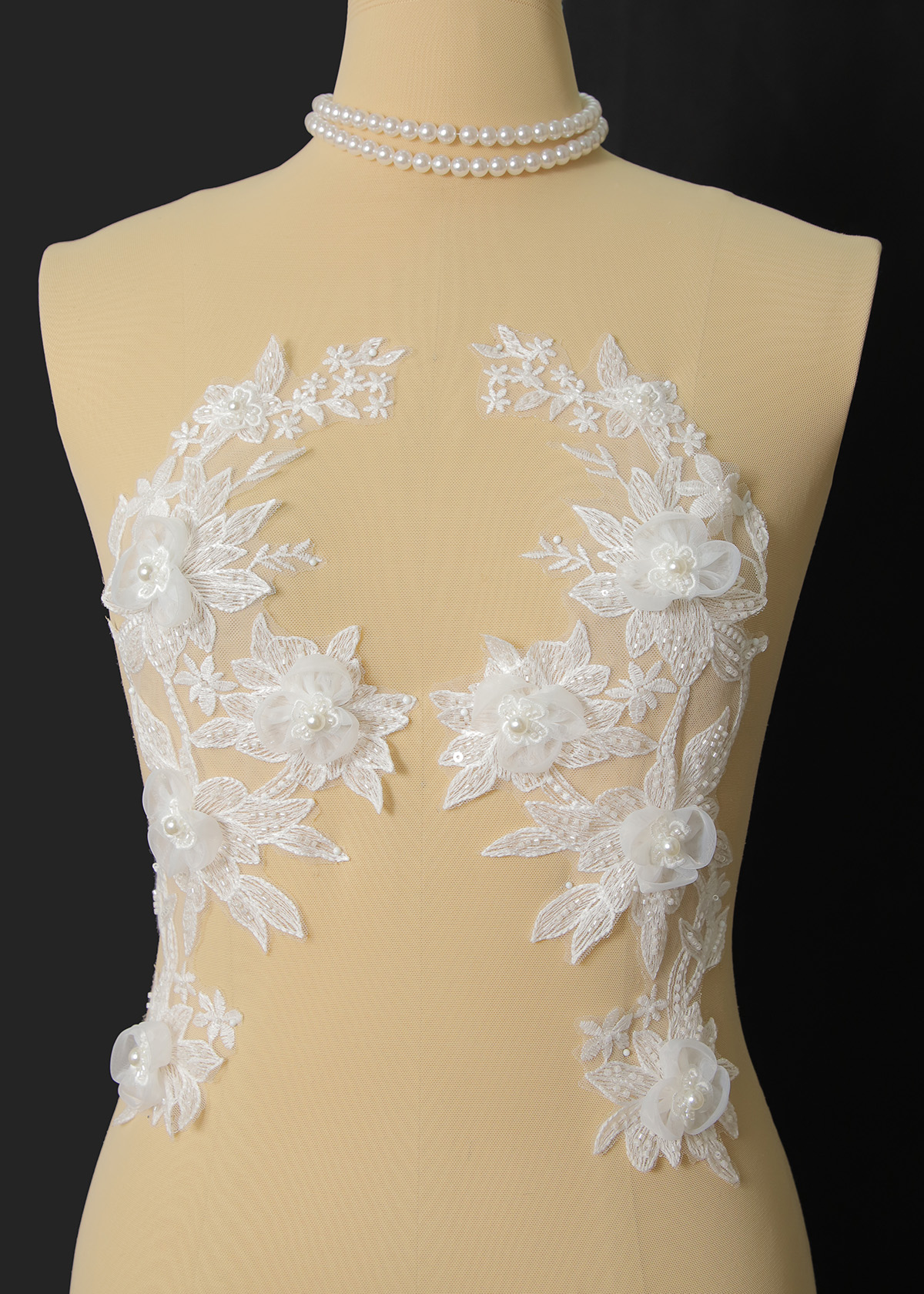Yanzi 3D Handmade applique floral (YZOH3DX040)