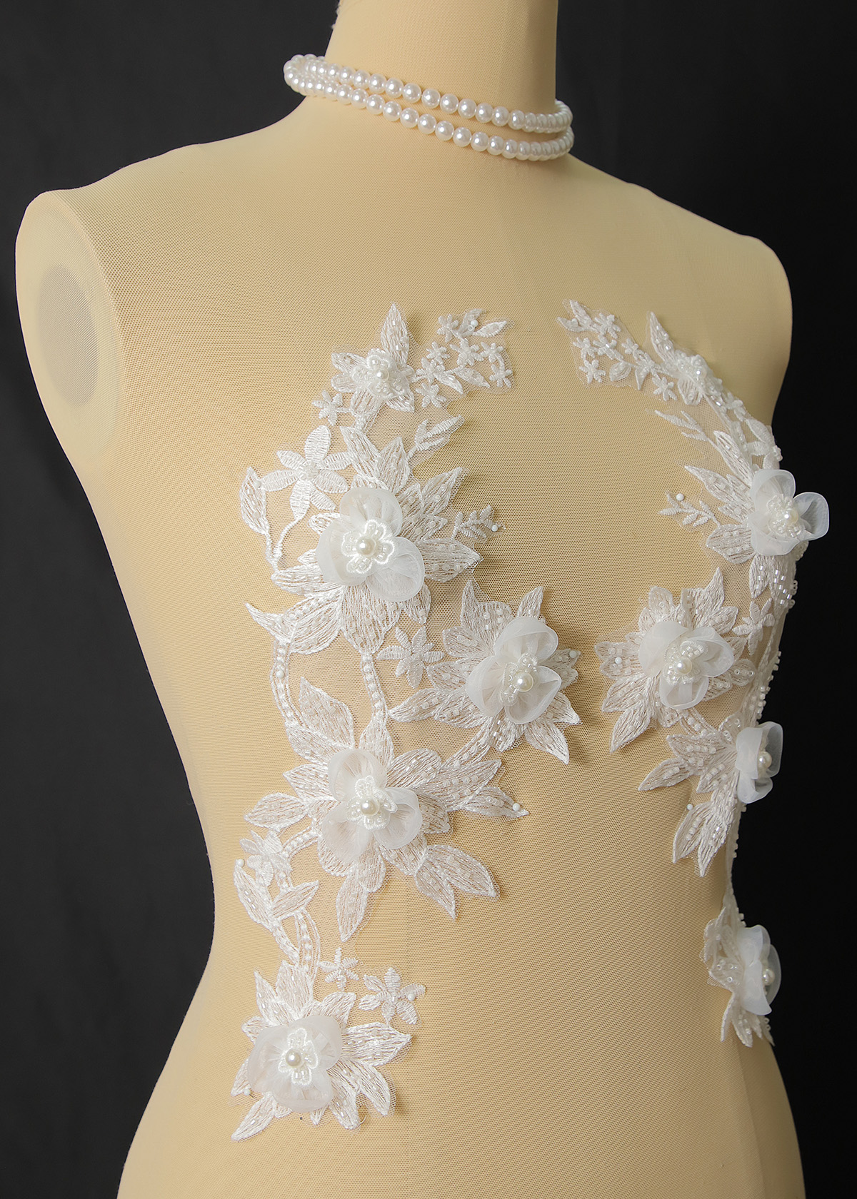 Yanzi 3D Handmade applique floral (YZOH3DX040)