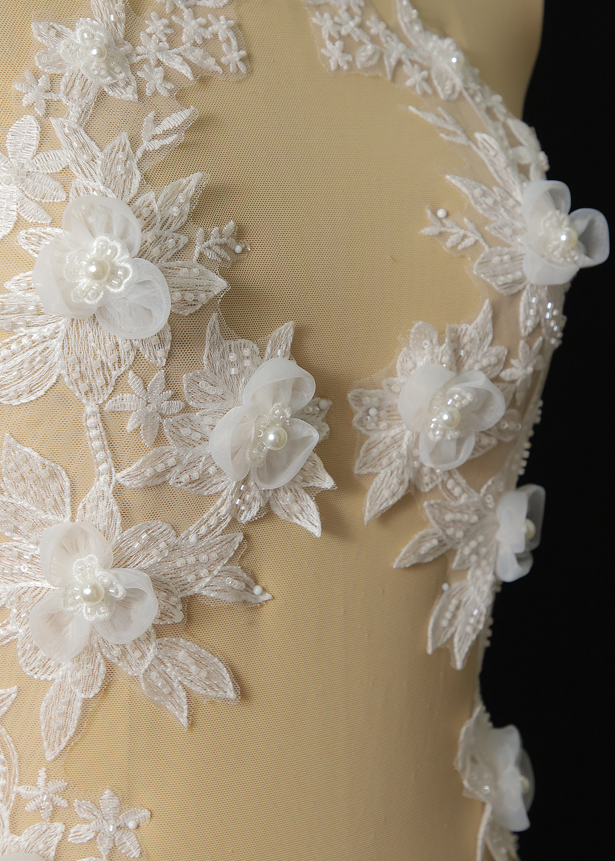 Yanzi 3D Handmade applique floral (YZOH3DX040)