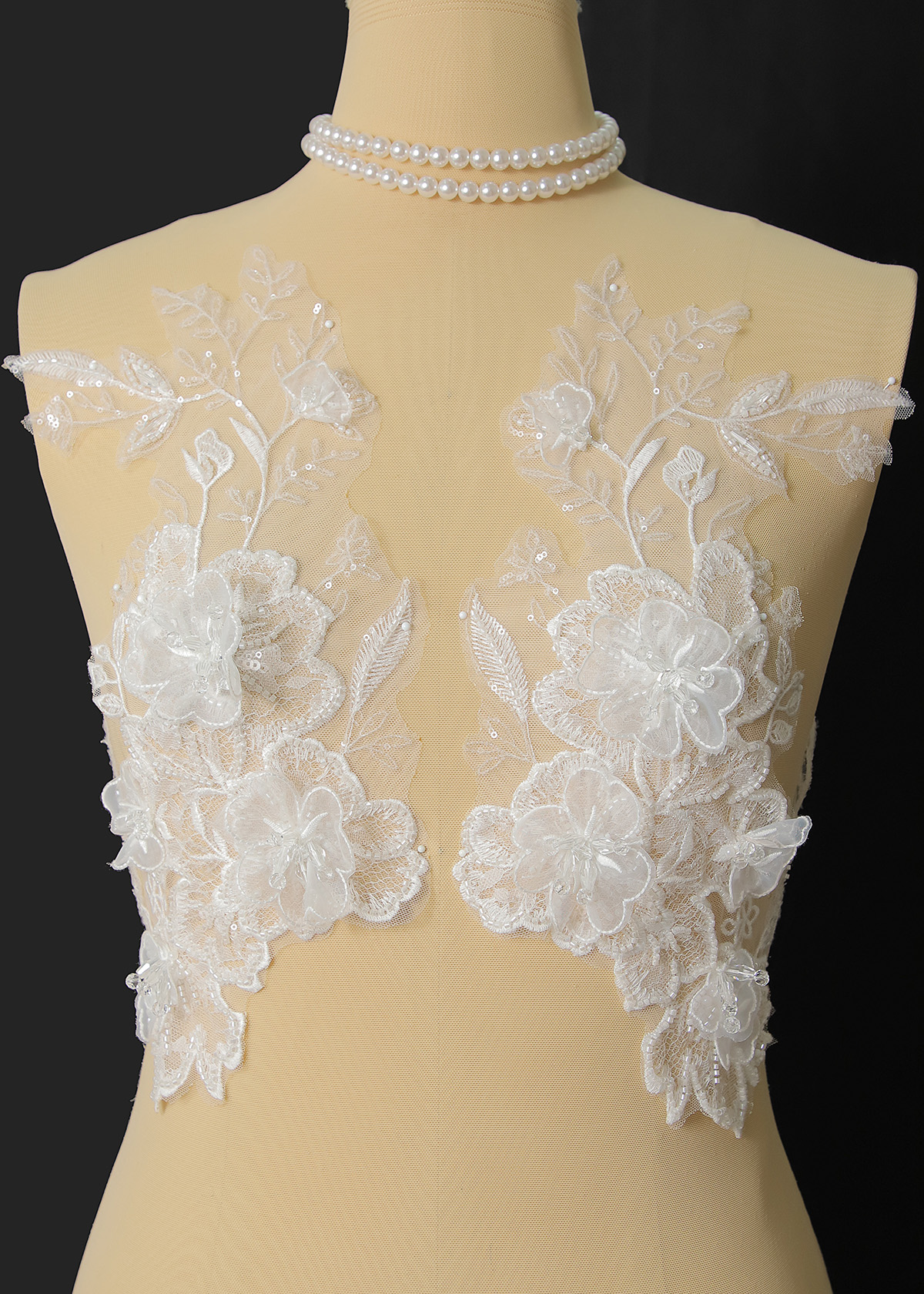 Yanzi 3D Handmade applique floral (YZOH3DX039)