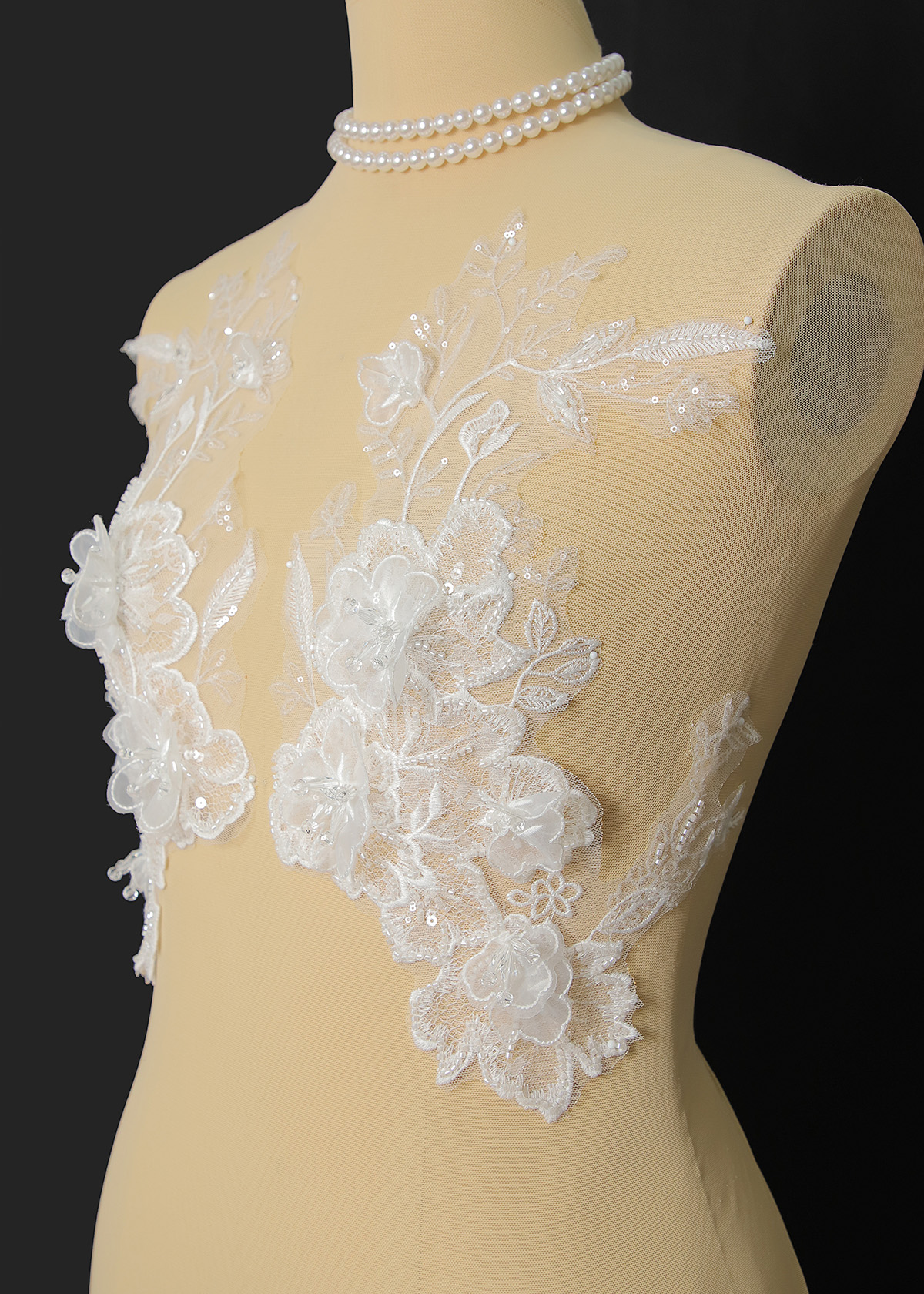 Yanzi 3D Handmade applique floral (YZOH3DX039)