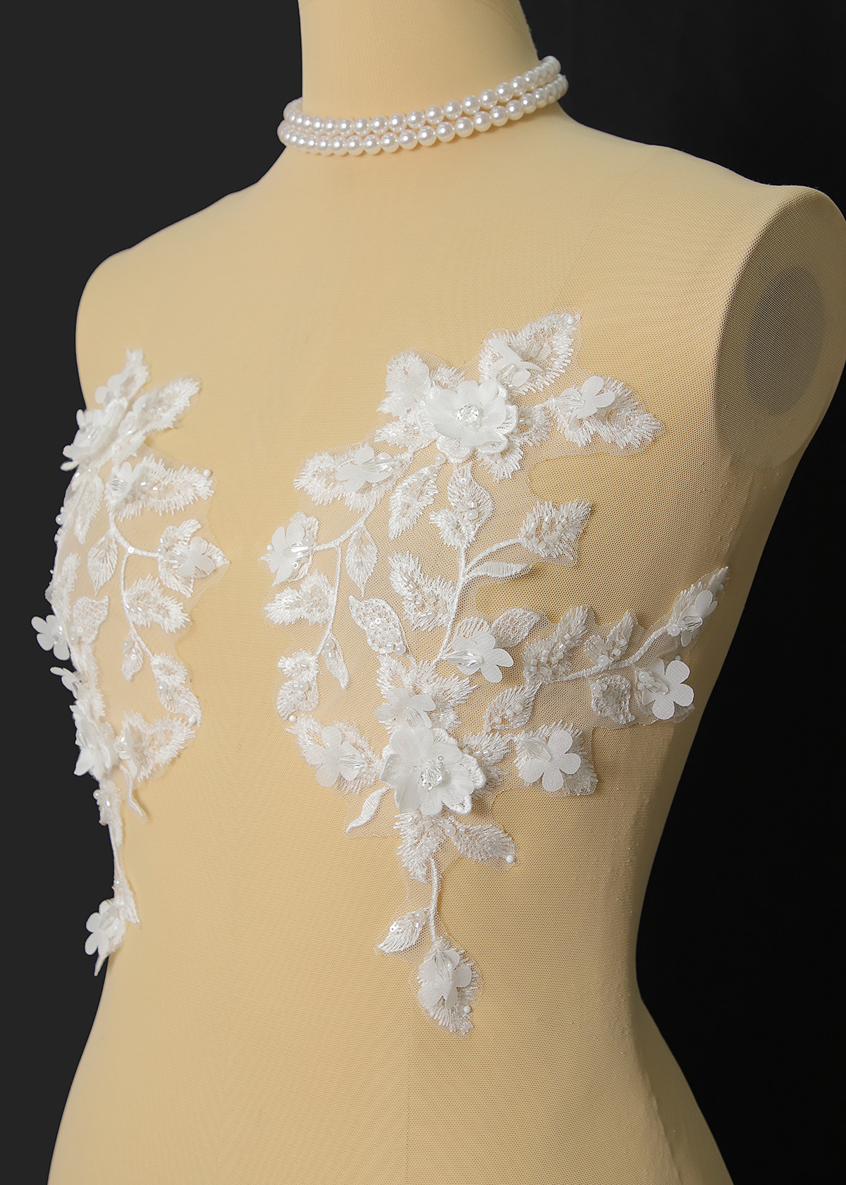 Yanzi 3D Handmade applique floral (YZOH3DX043)