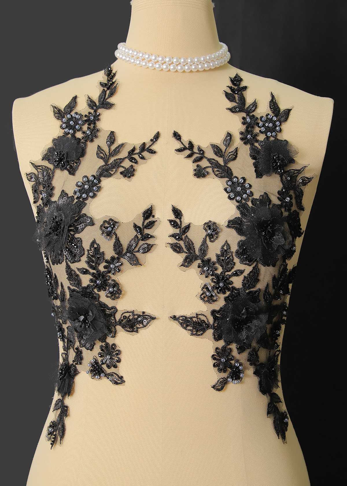 Yanzi 3D Handmade applique floral (YZOH3DX045)