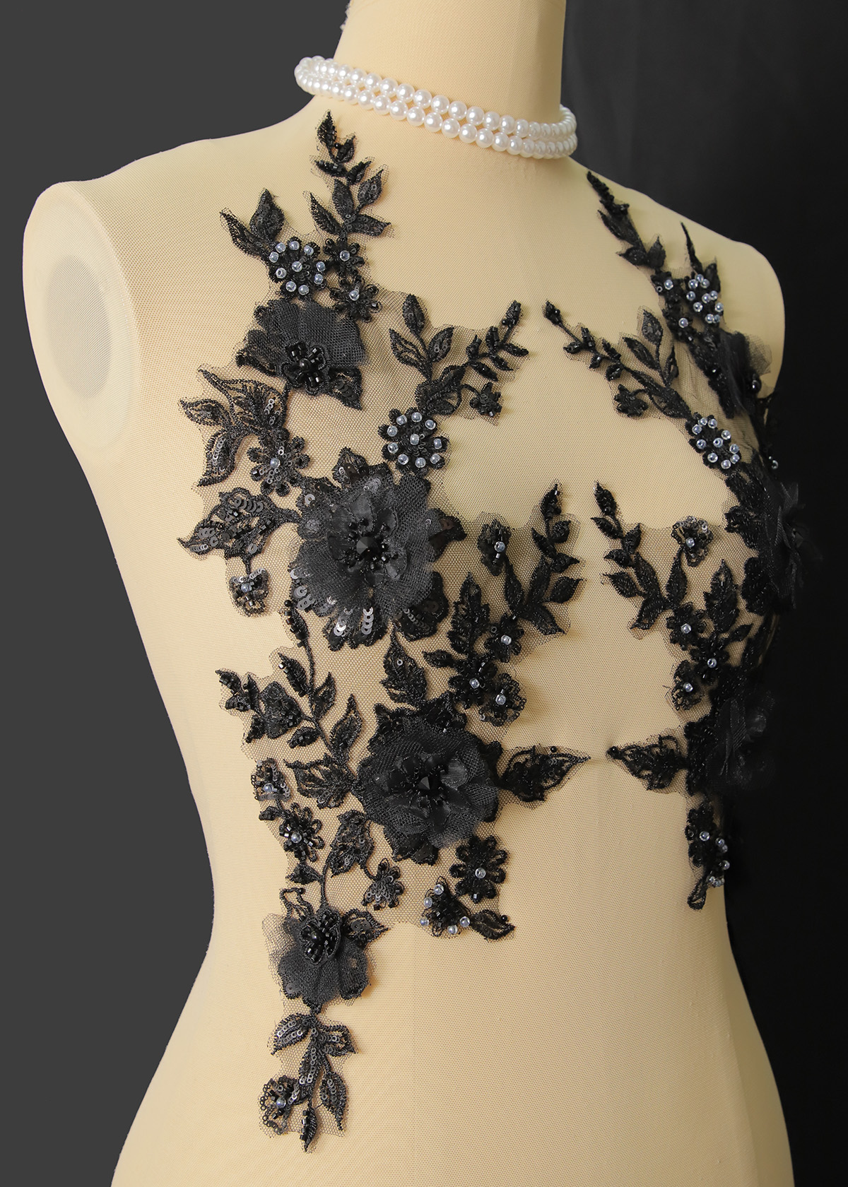 Yanzi 3D Handmade applique floral (YZOH3DX045)