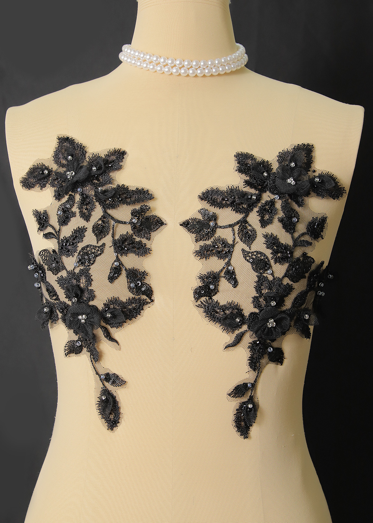 Yanzi 3D Handmade applique floral (YZOH3DX044)