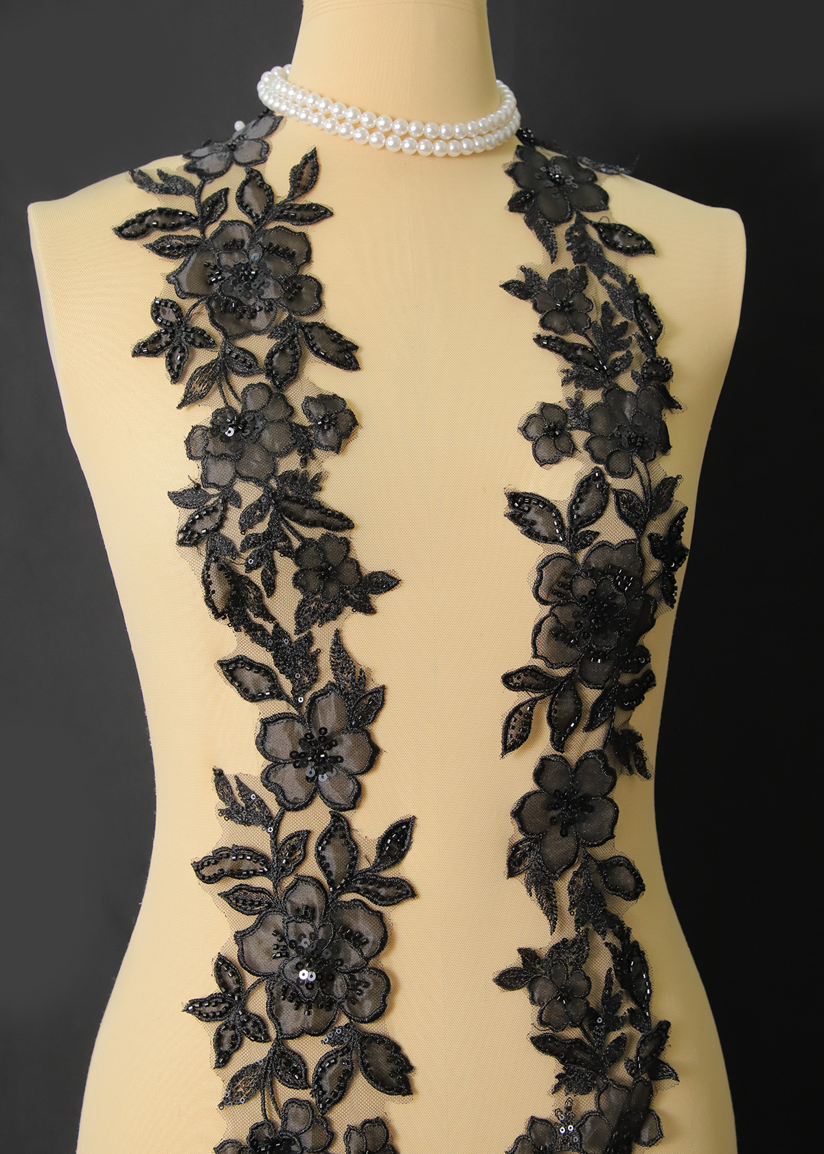 Yanzi lace bead trim (YZM126)