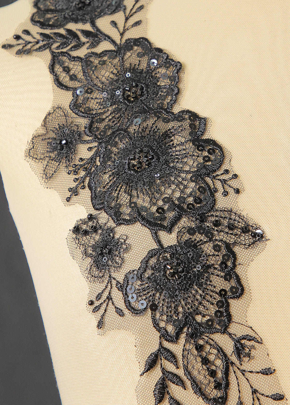 Yanzi lace bead trim (YZM128)