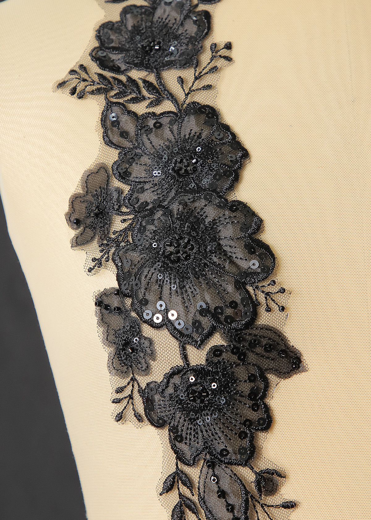 Yanzi lace bead trim (YZM128)