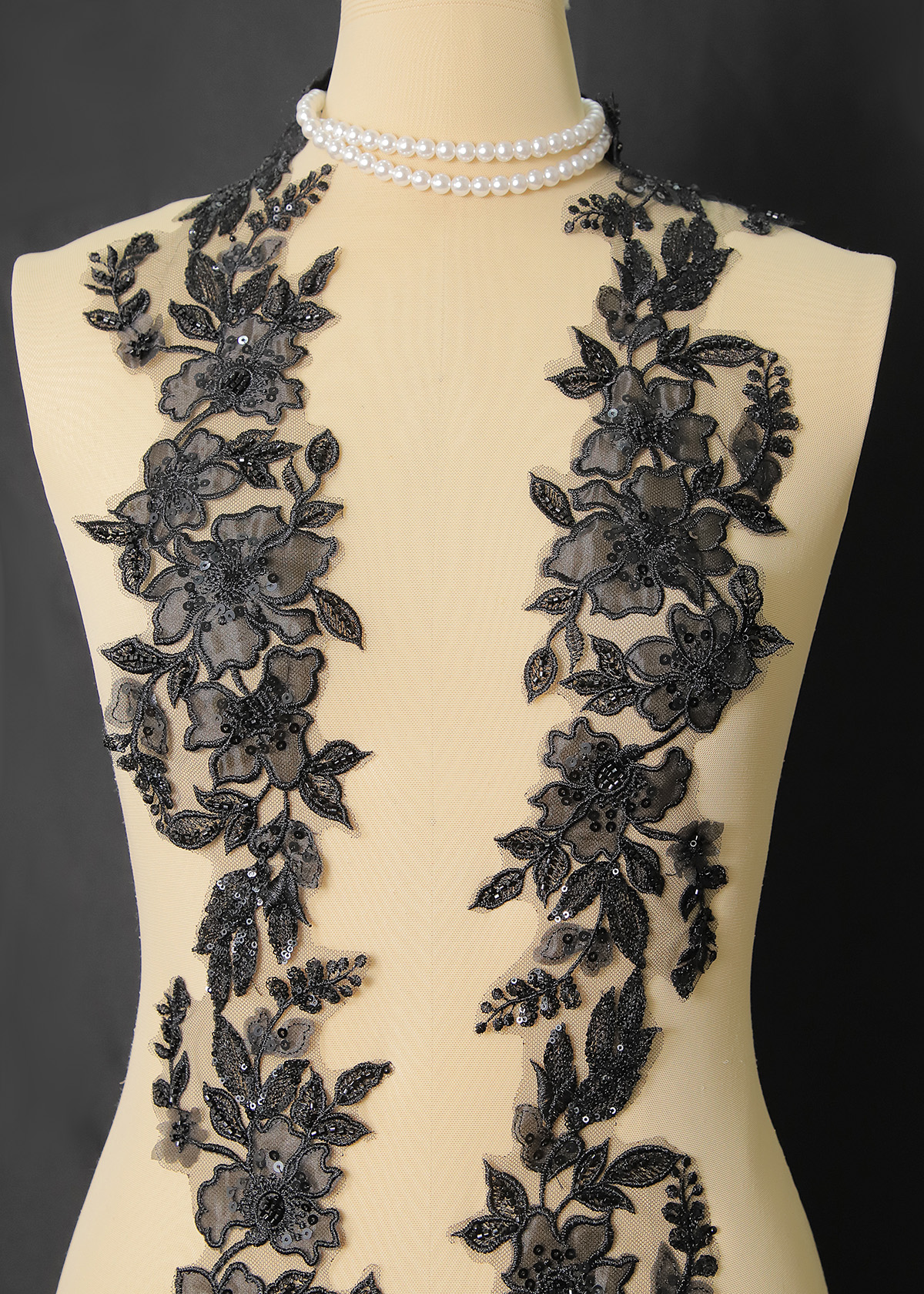 Yanzi lace bead trim (YZM129)