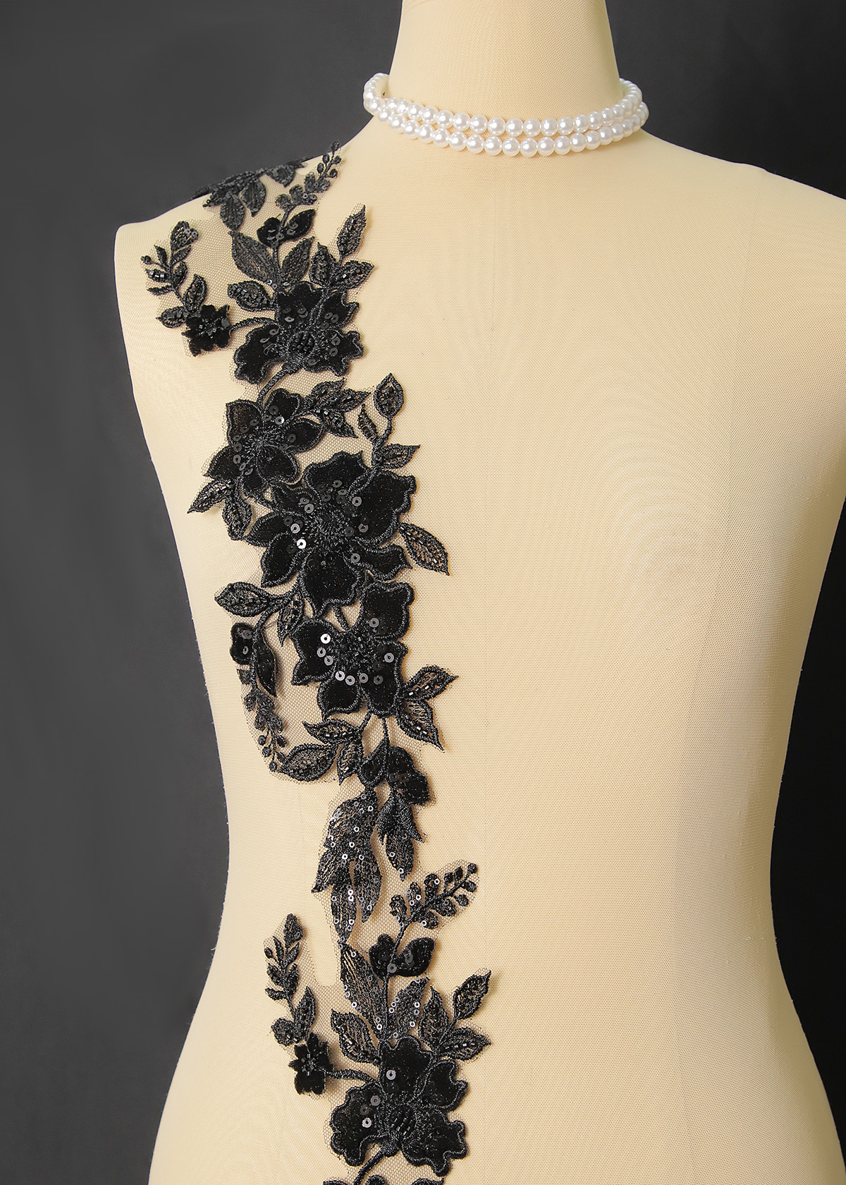 Yanzi lace bead trim (YZM129)