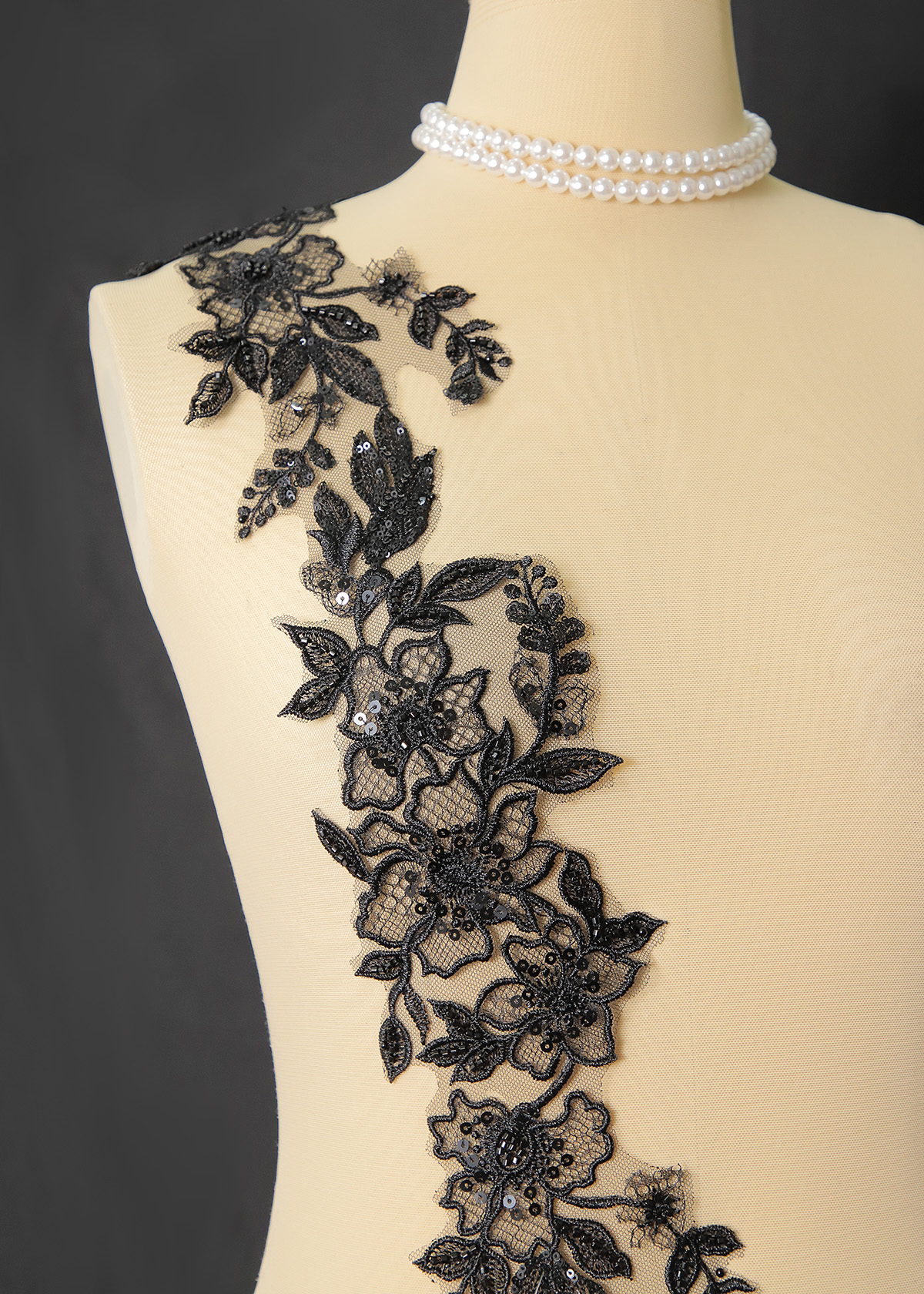 Yanzi lace bead trim (YZM129)