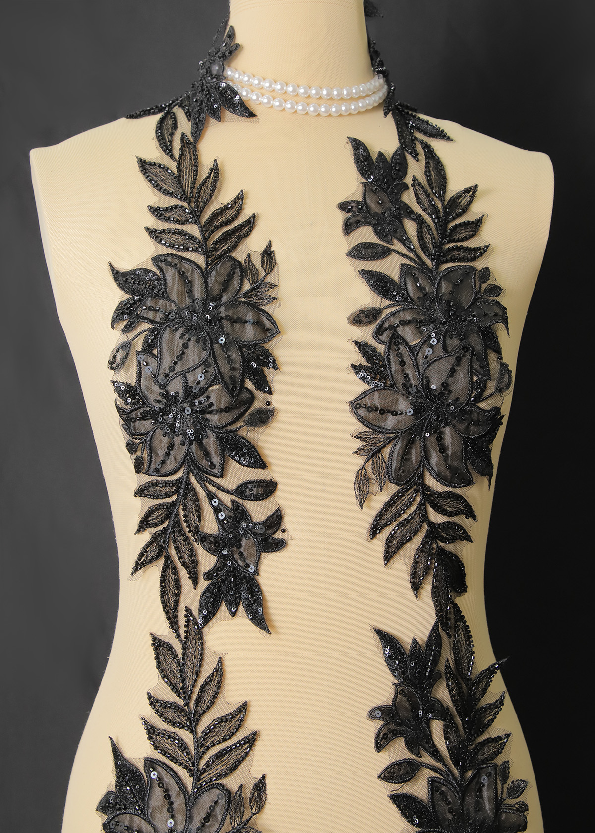 Yanzi lace bead trim (YZM130)