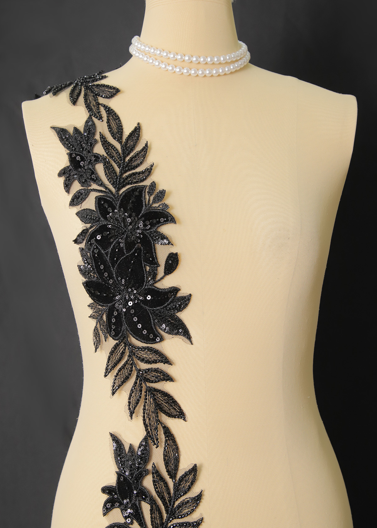 Yanzi lace bead trim (YZM130)