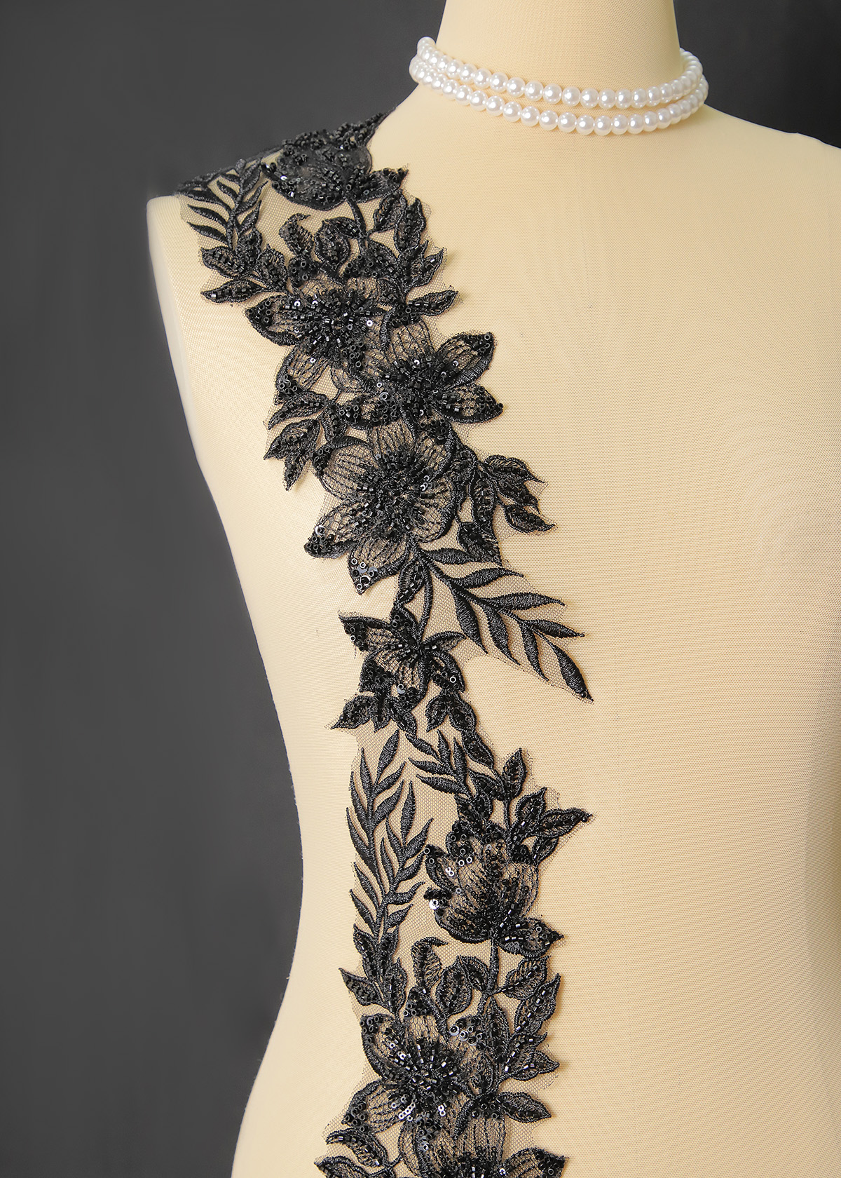 Yanzi lace bead trim (YZM124)