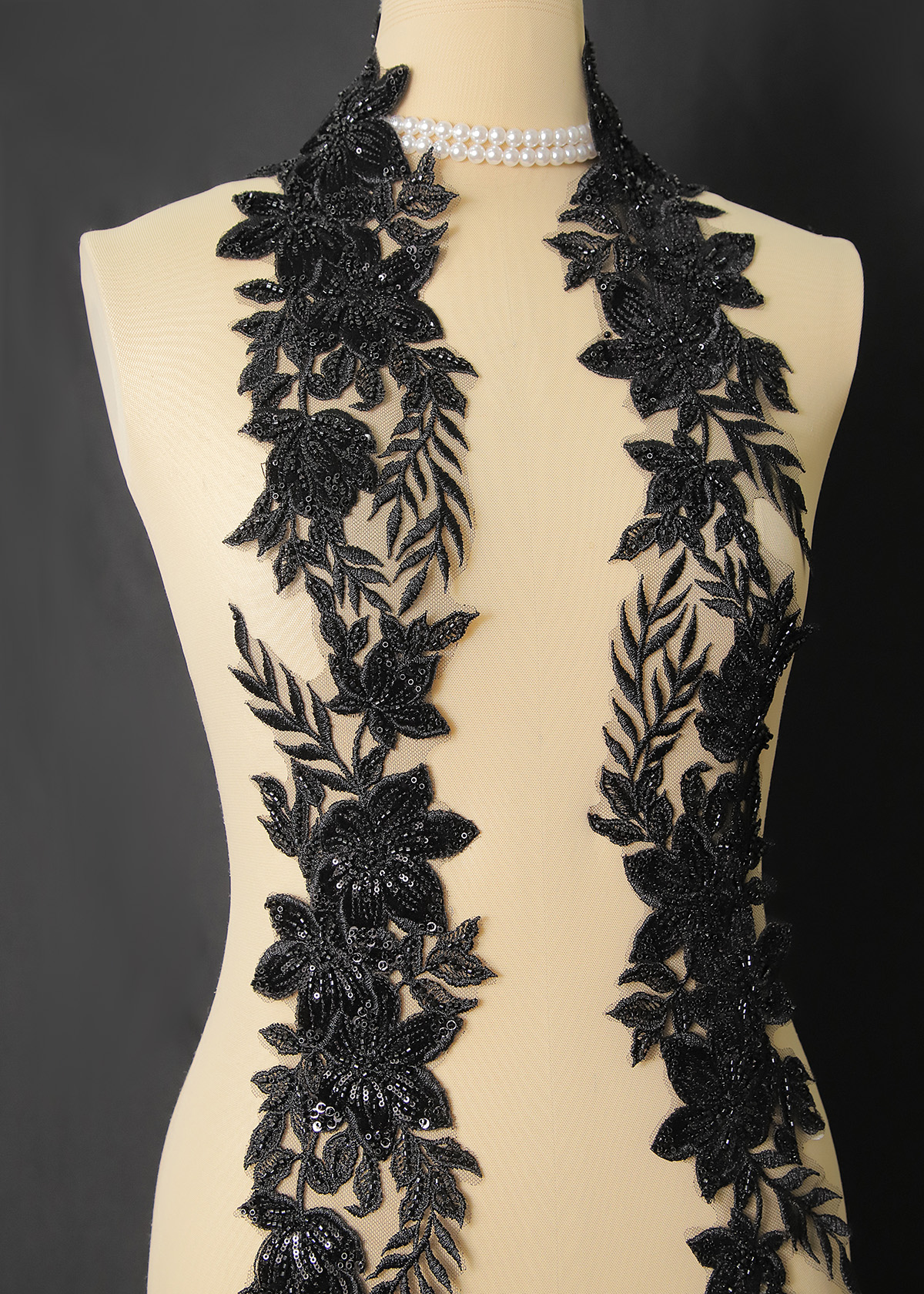 Yanzi lace bead trim (YZM124)