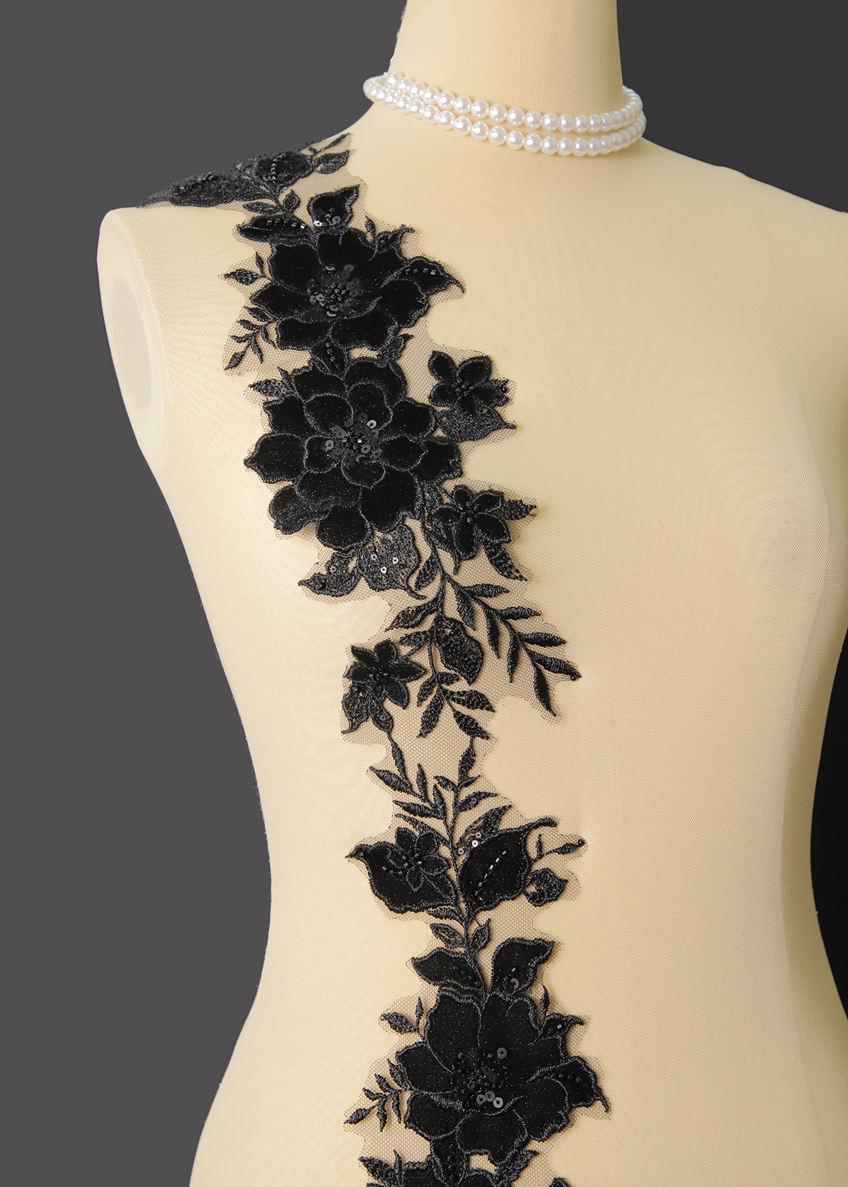 Yanzi lace bead trim (YZM125)