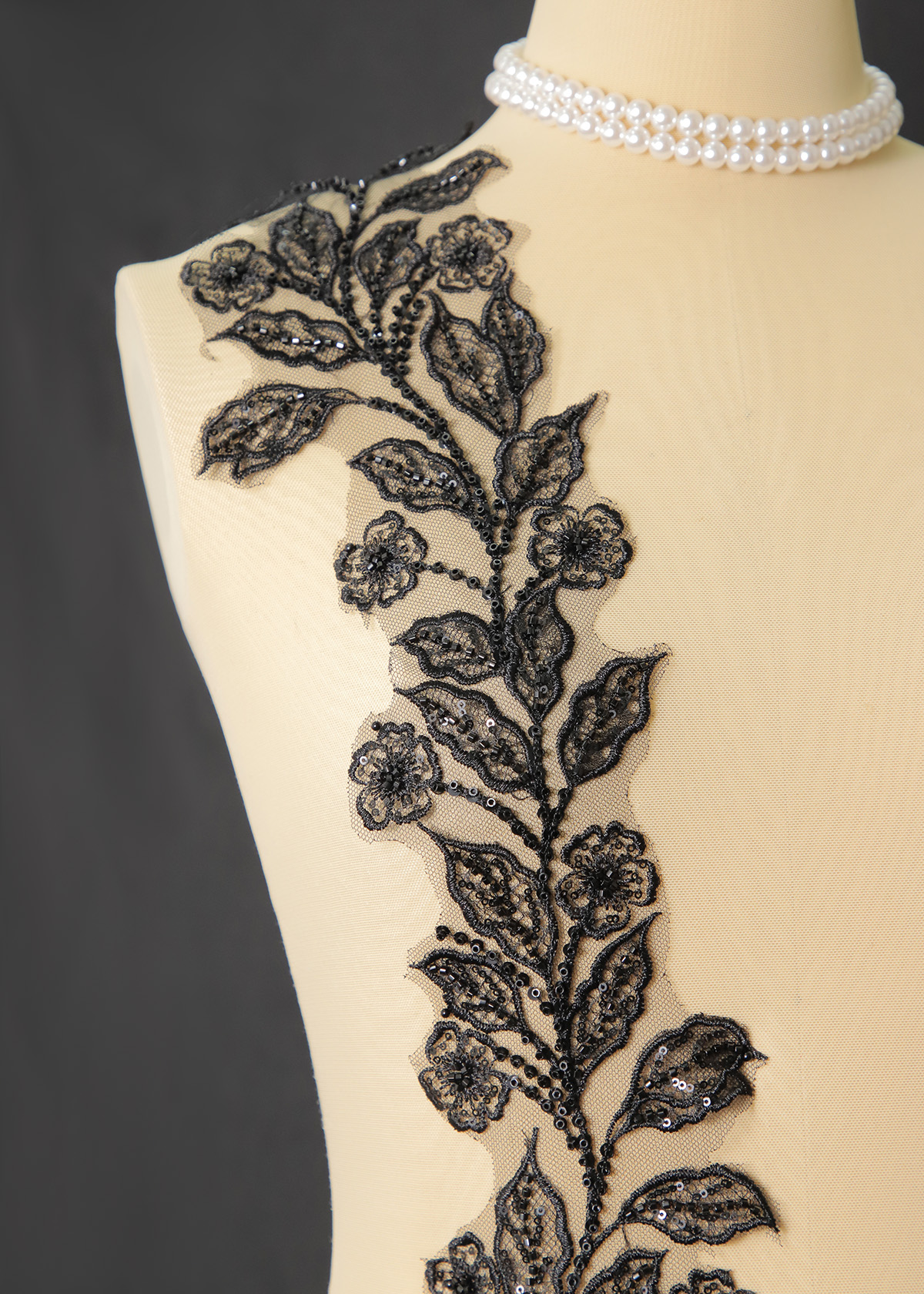 Yanzi lace bead trim (YZM127)