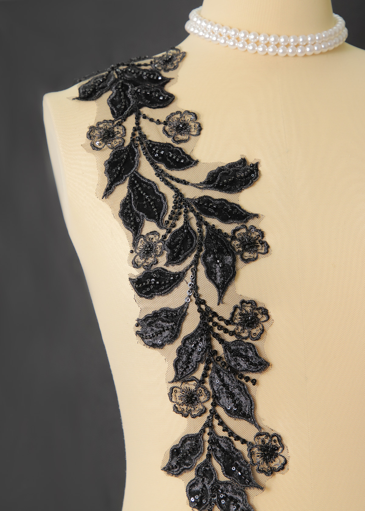 Yanzi lace bead trim (YZM127)