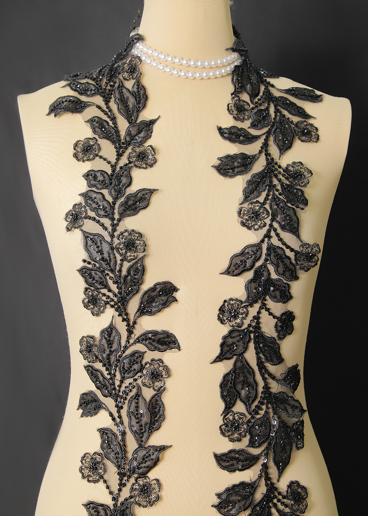 Yanzi lace bead trim (YZM127)