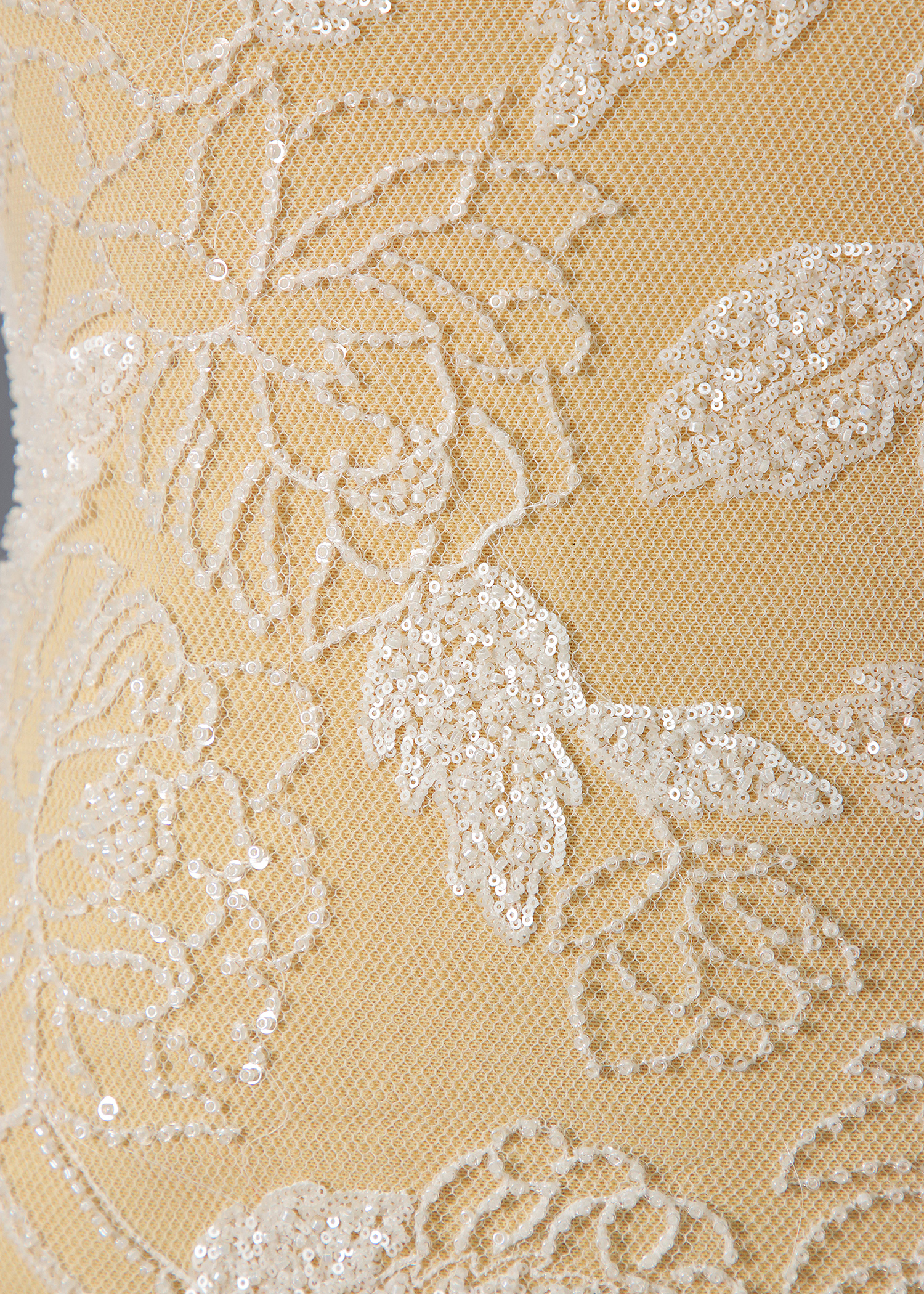 Yanzi floral beaded sequin embroidered lace (YZZX948)