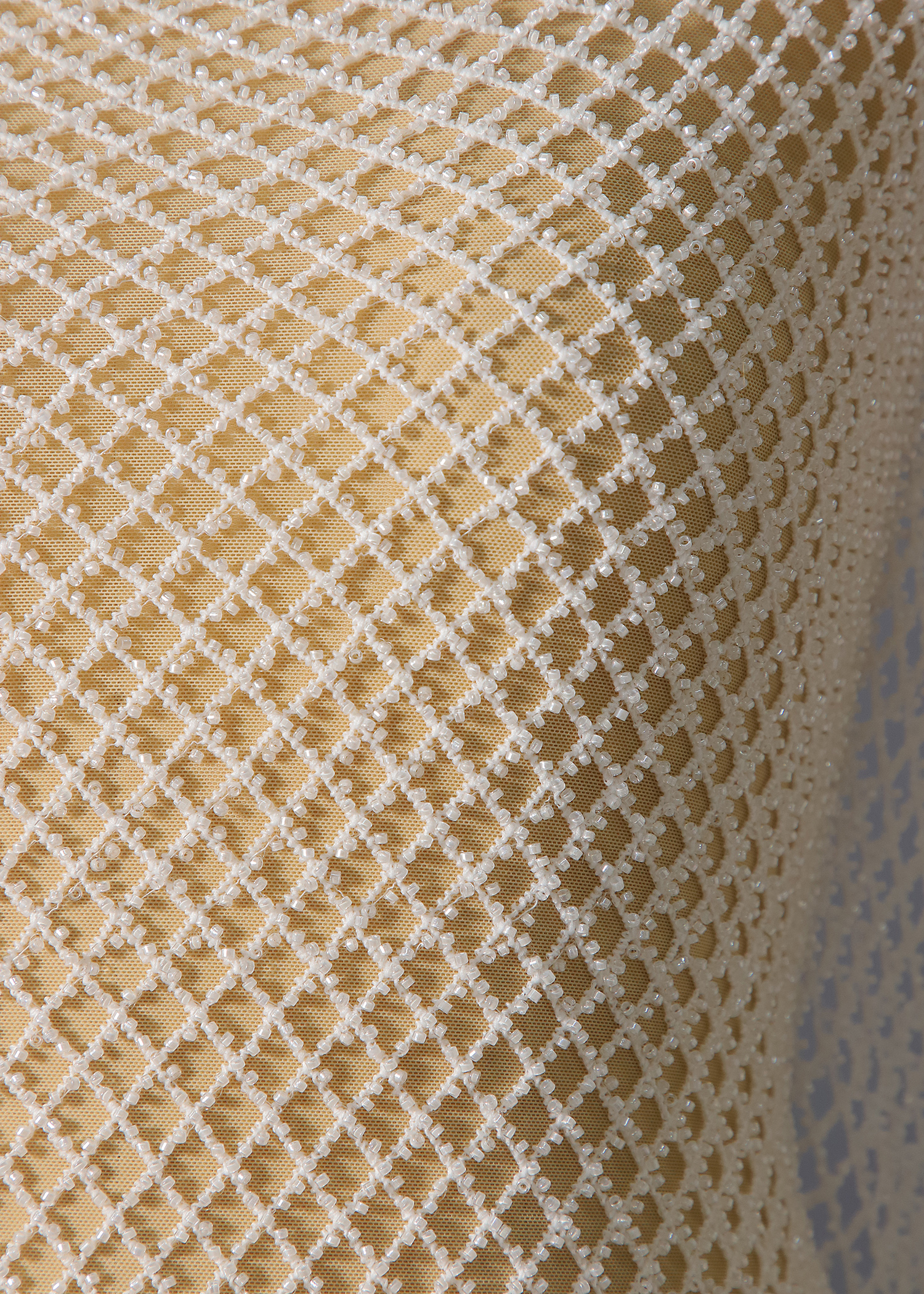 Yanzi floral beaded sequin embroidered lace (YZZX951)