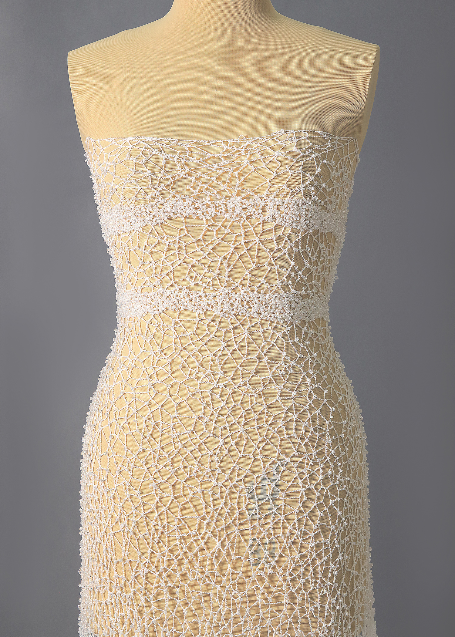 Yanzi floral beaded sequin embroidered lace (YZZX952)